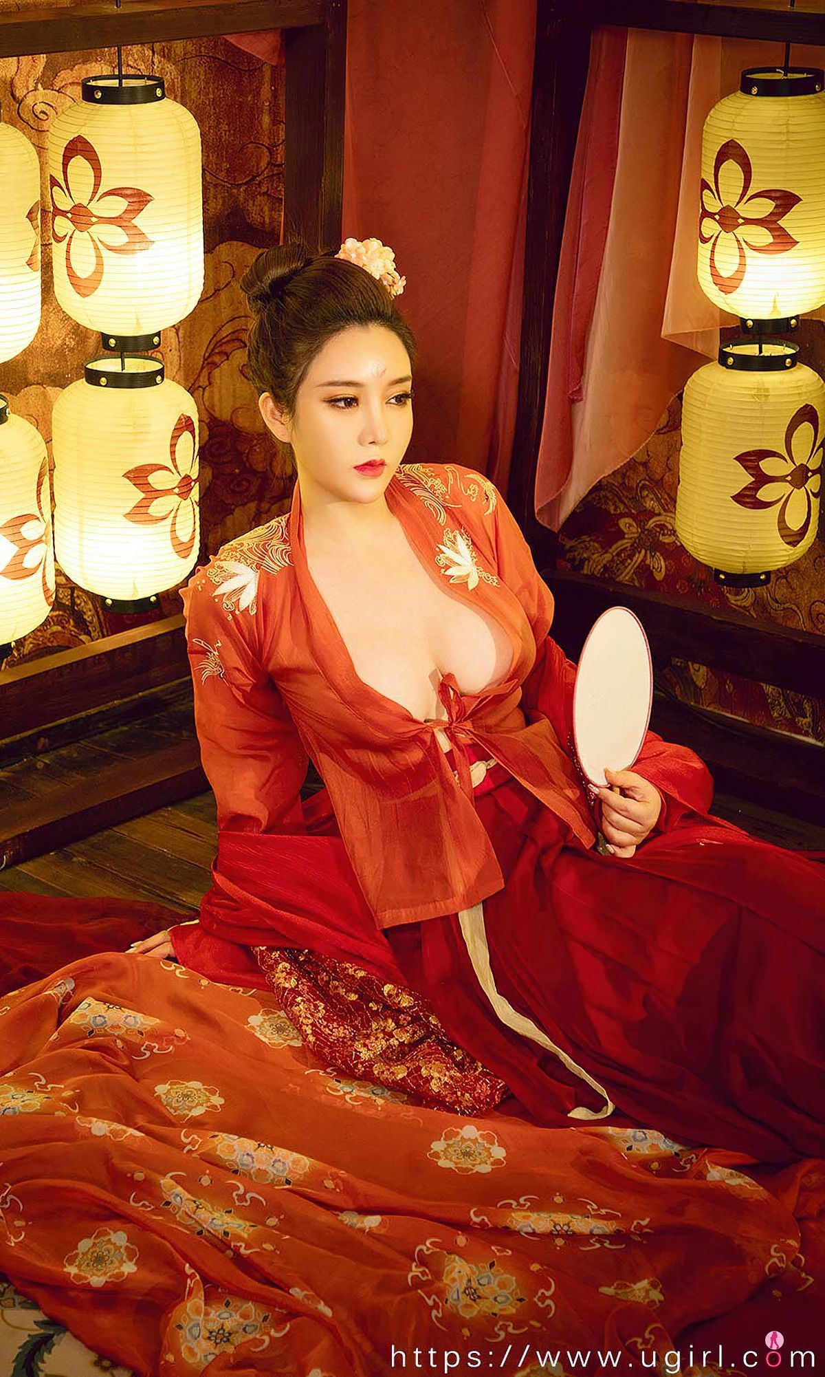 애유물Ugirls] NO.2009 김자린 화등이 처음 켜지는 밤, 비상 야회