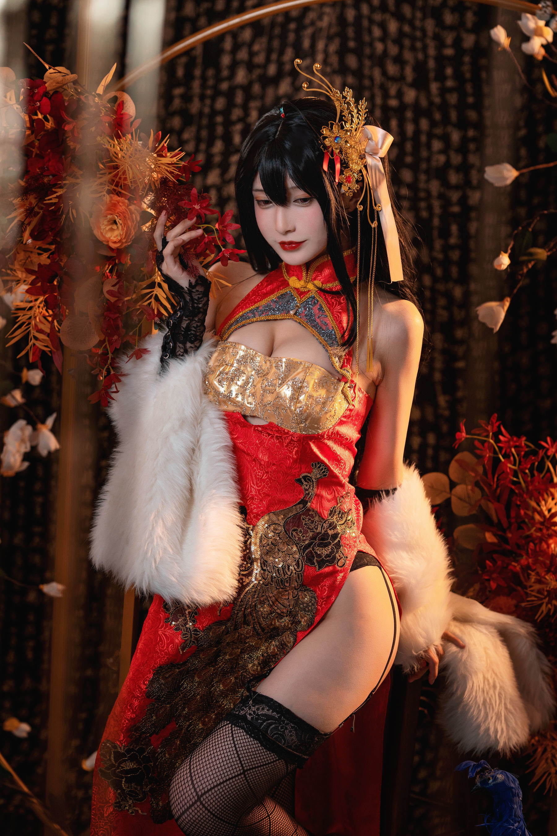 COS Welfare] Anime Blogger Teppanyaki Ghost Dance w - Taihou Cheongsam