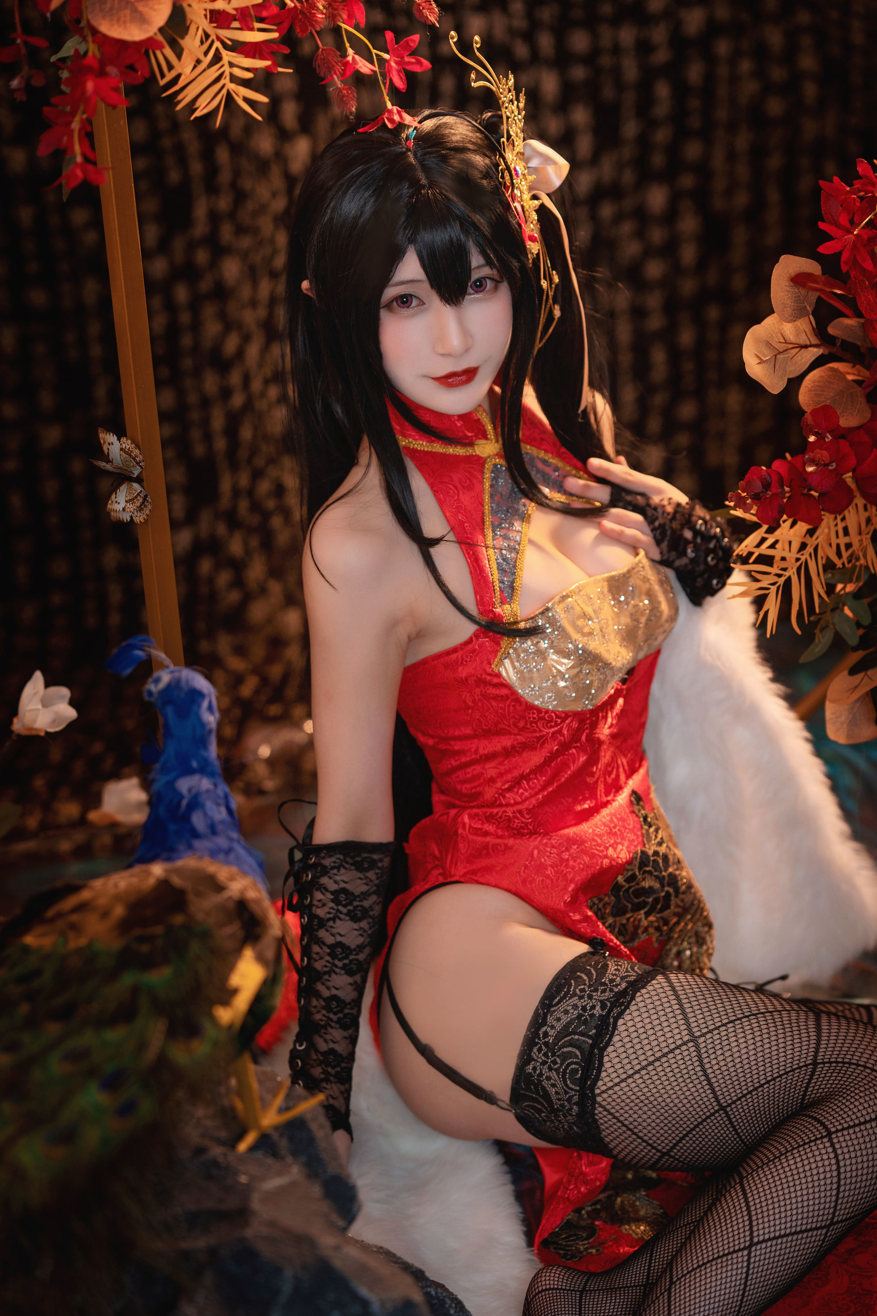 COS Welfare] Anime Blogger Teppanyaki Ghost Dance w - Taihou Cheongsam