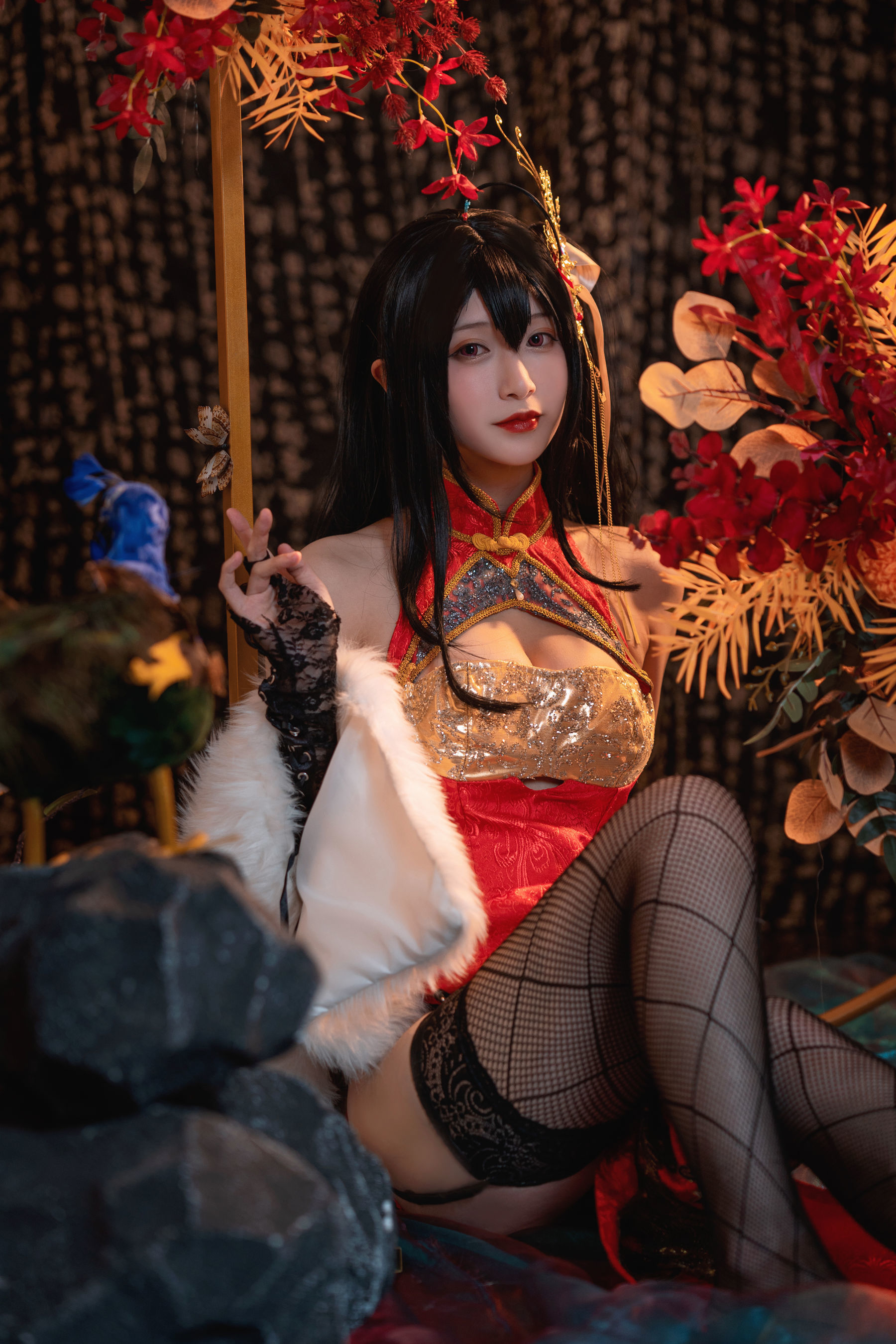 COS Welfare] Anime Blogger Teppanyaki Ghost Dance w - Taihou Cheongsam