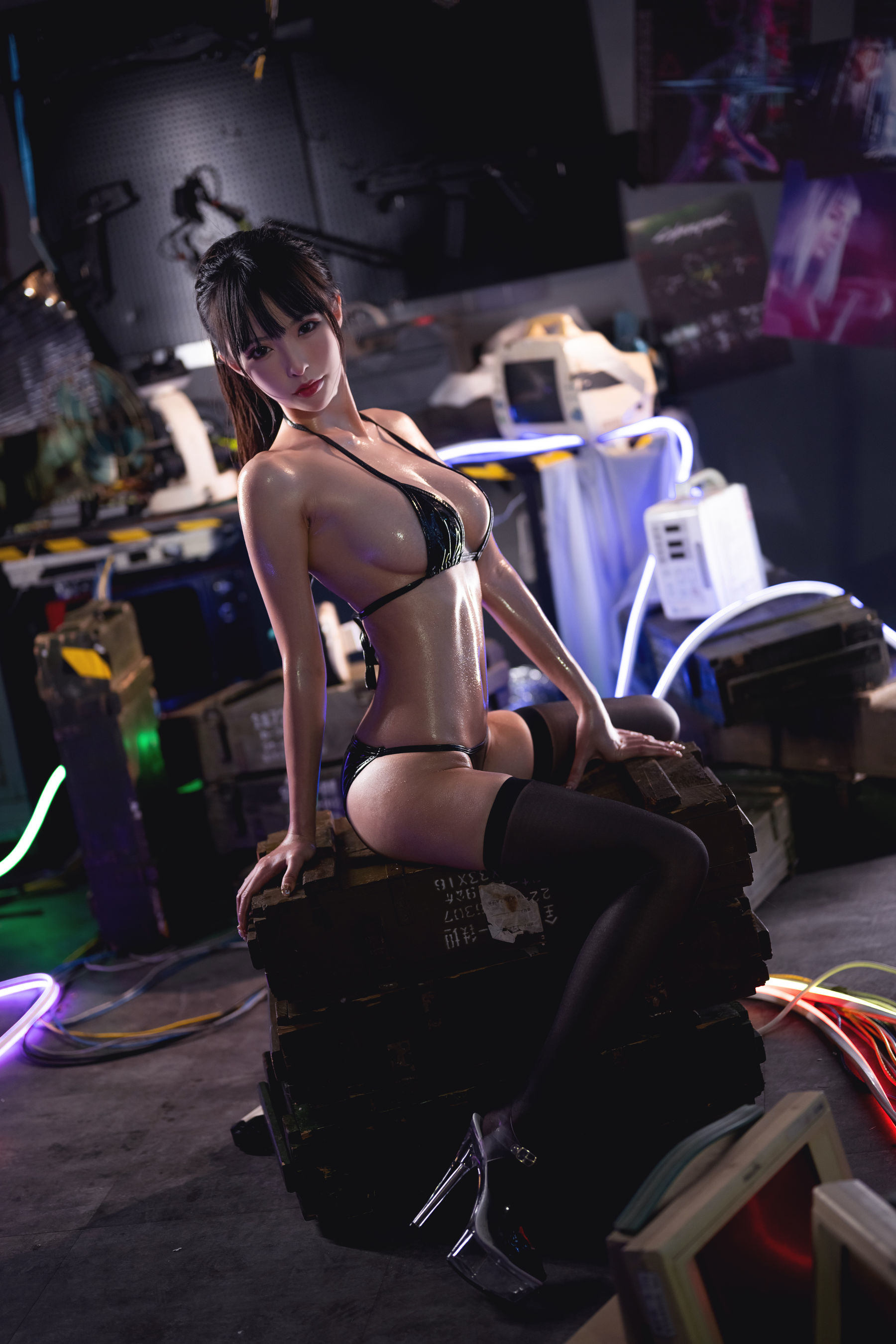COS Phúc Lợi] Mỹ Nhân Yuno Shimizu - Bikini Bôi Dầu