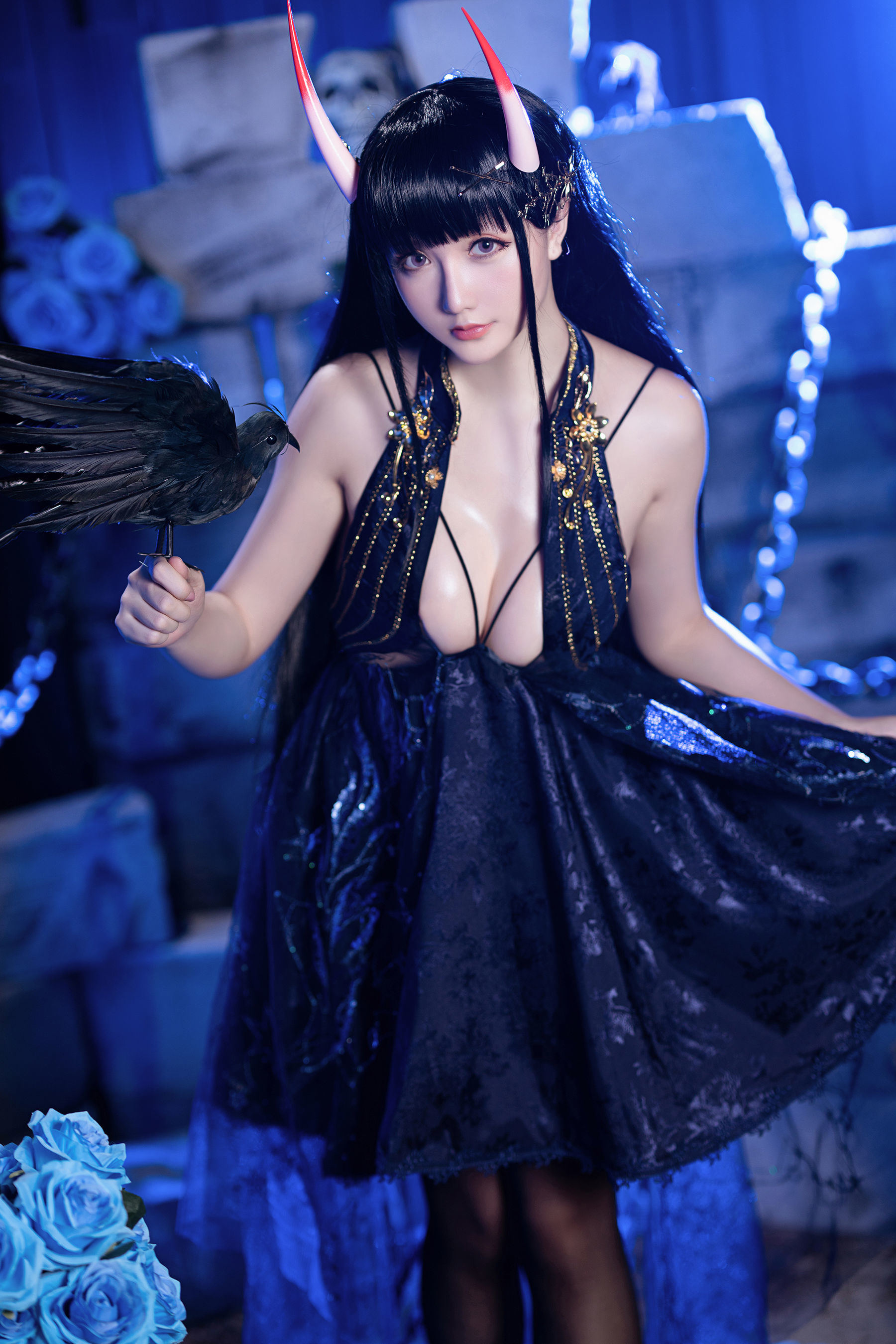 COS Phúc lợi] Coser chị xinh đẹp Xing Zhi Chi Chi - Lời nguyện sao băng《Noshiro》