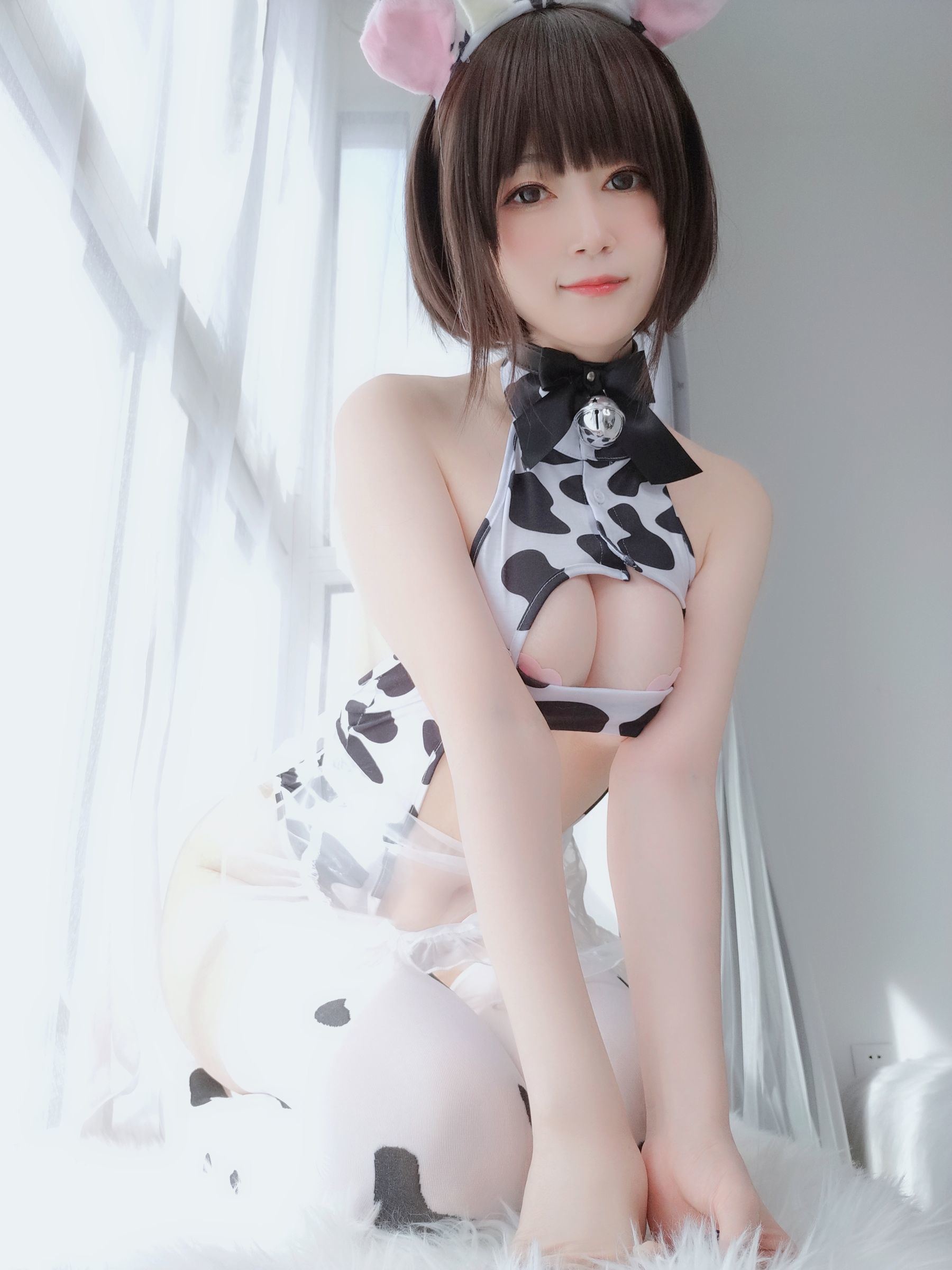 コスプレ福利] コサーさん白銀 - 可愛い乳牛
