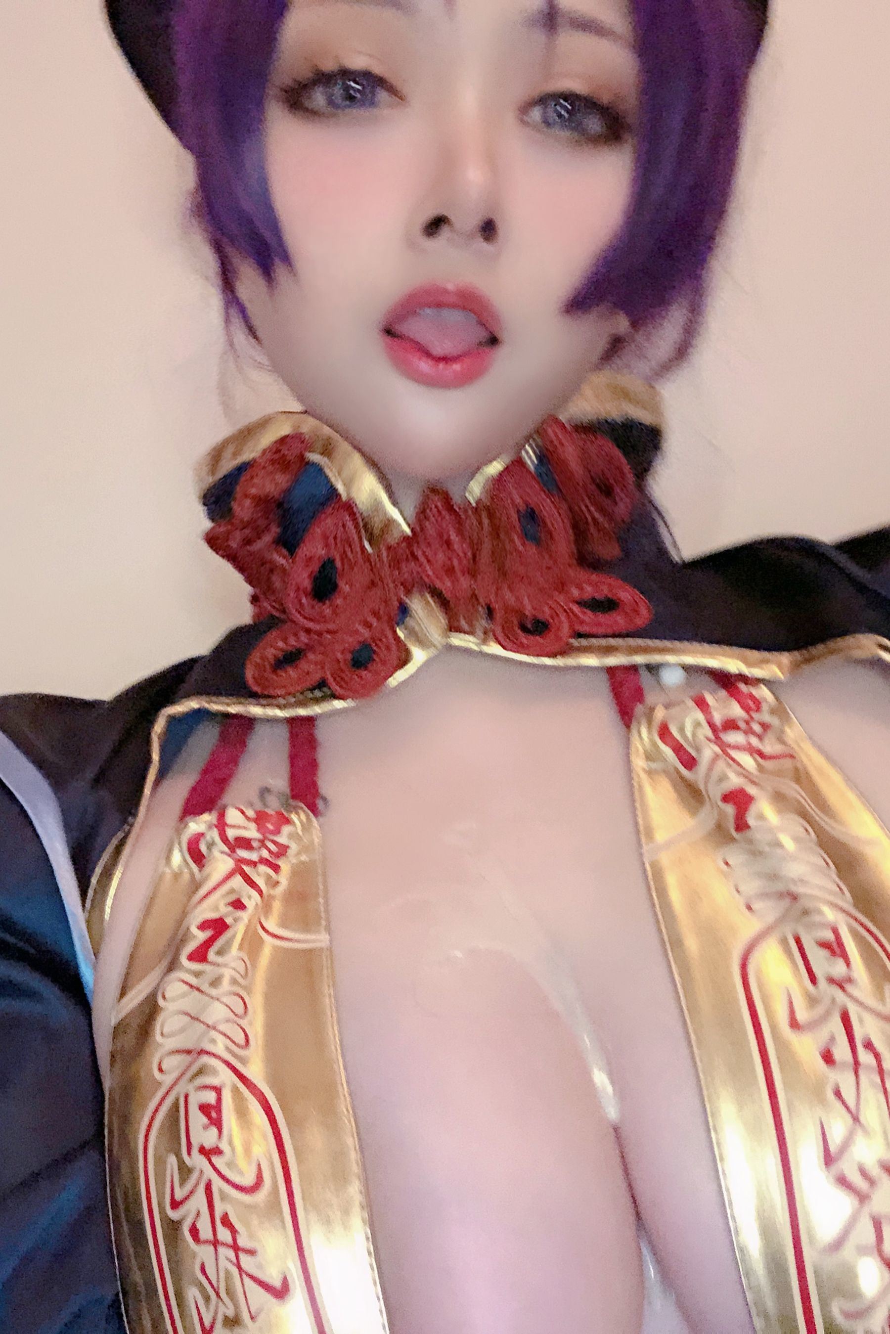 COS福利] 高顏值coser念念_D - 奶光殭屍娘自拍