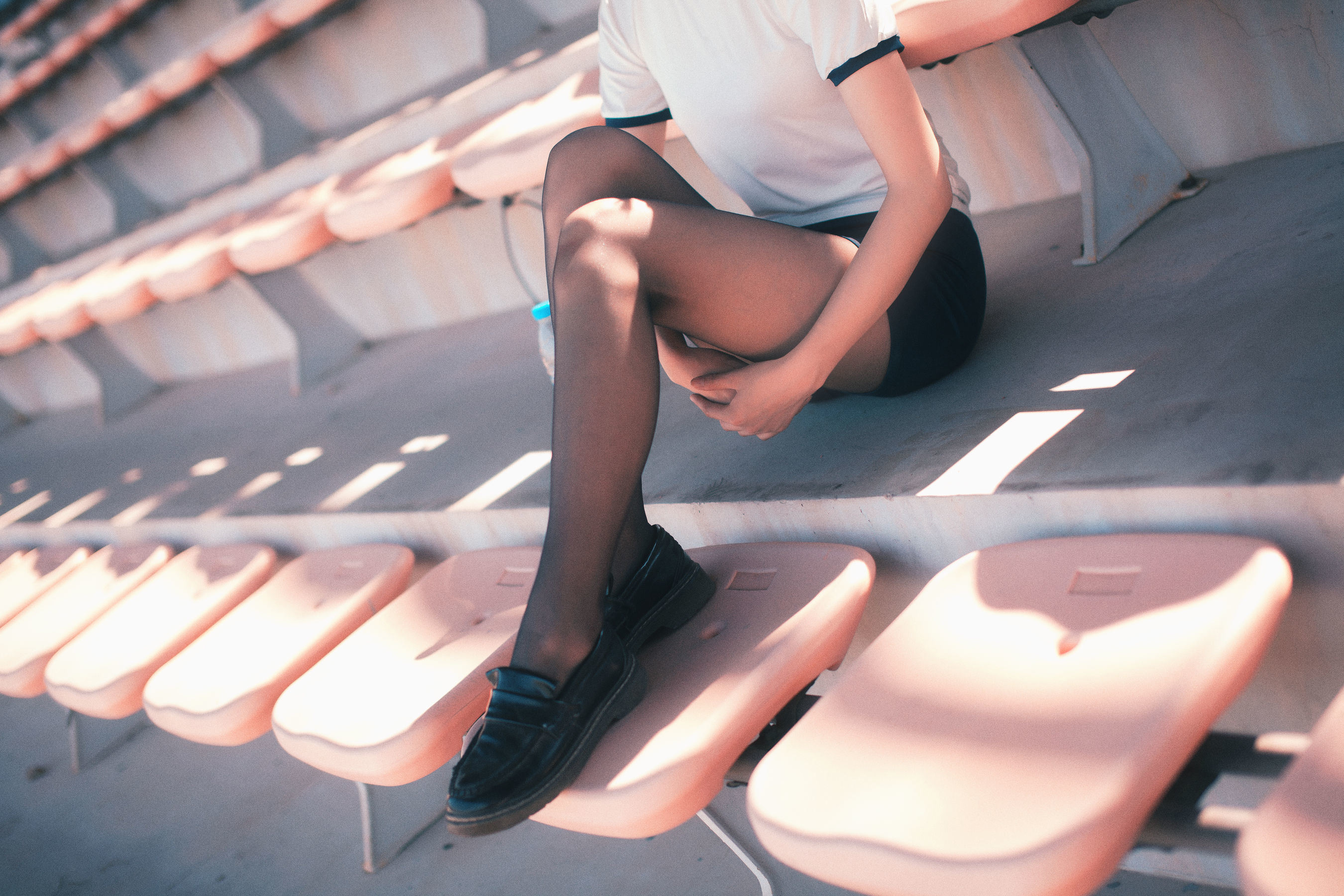 COS Welfare] Cosplay of Cute Girl Cangji Jiegeng - Black Silk Gymnastics Uniform