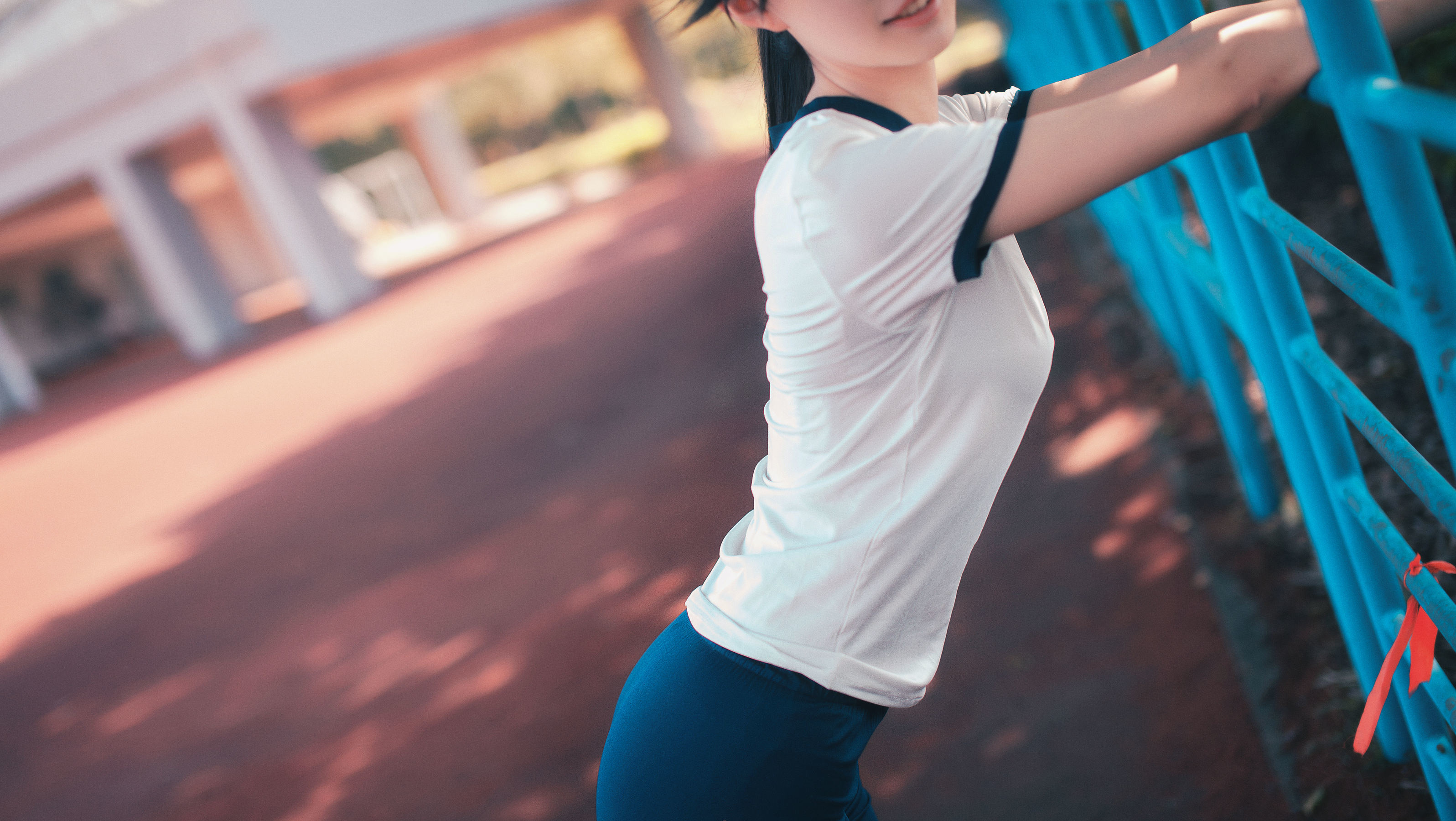 COS Welfare] Cosplay of Cute Girl Cangji Jiegeng - Black Silk Gymnastics Uniform