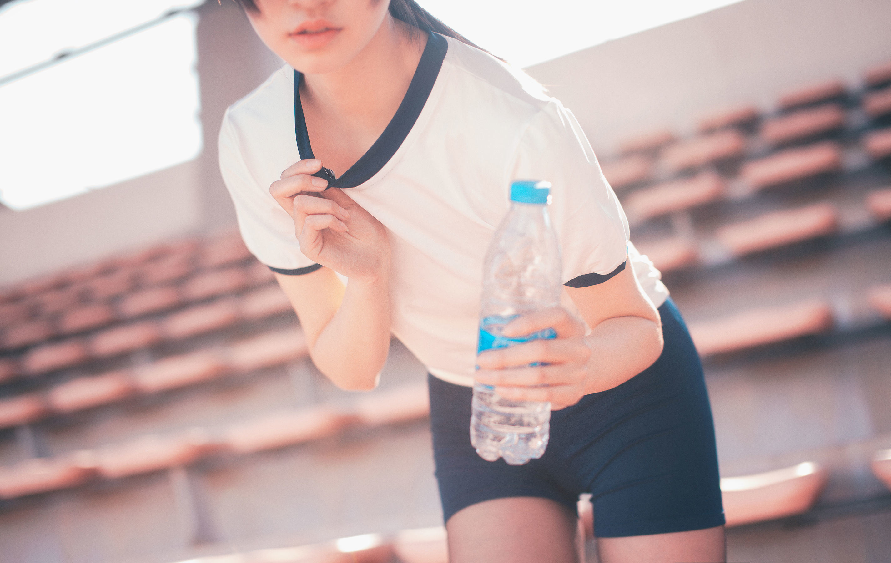 COS Welfare] Cosplay of Cute Girl Cangji Jiegeng - Black Silk Gymnastics Uniform