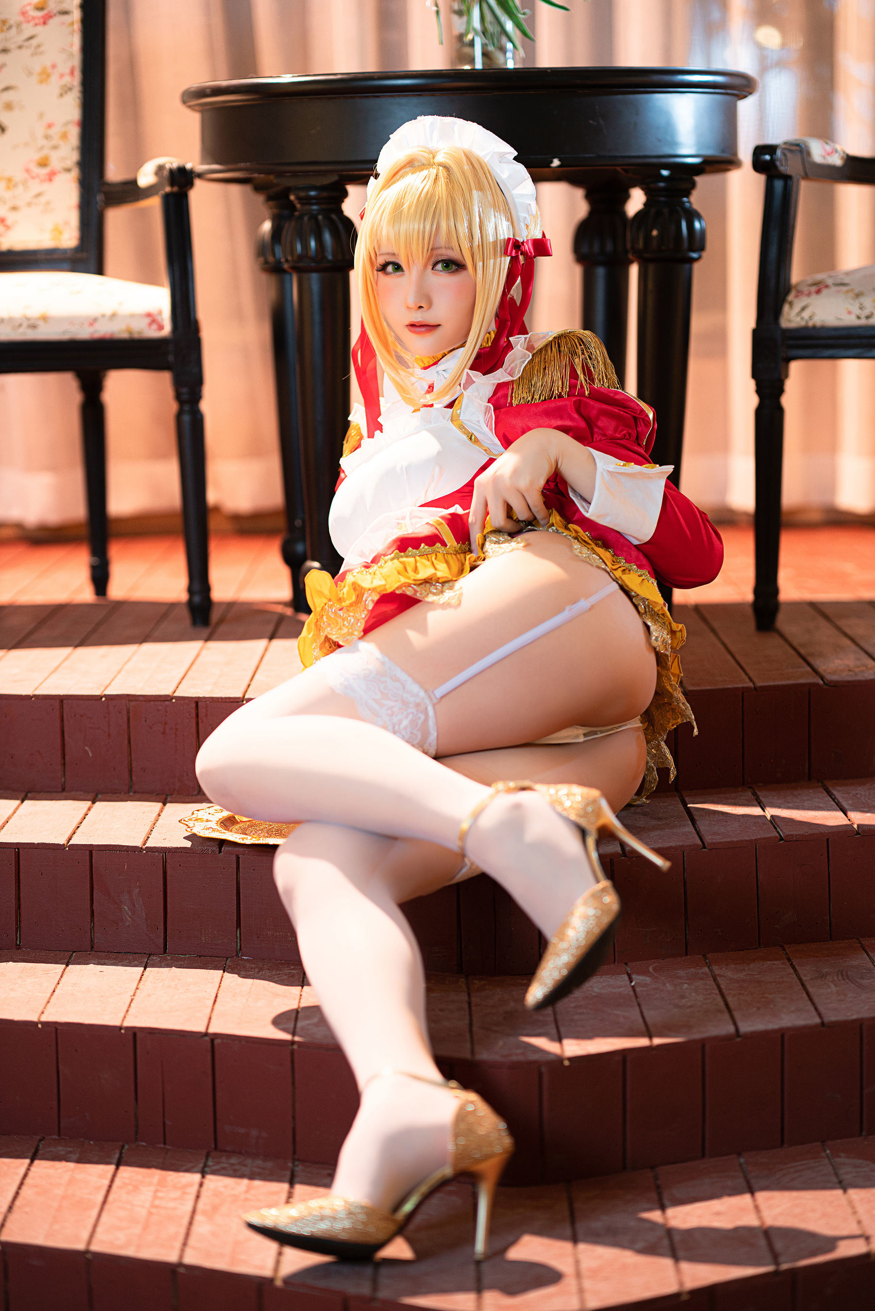 COS Phúc lợi] Coser Chị Sao Chi Chi - Goshujin-sama 《Nero Nữ Phục》