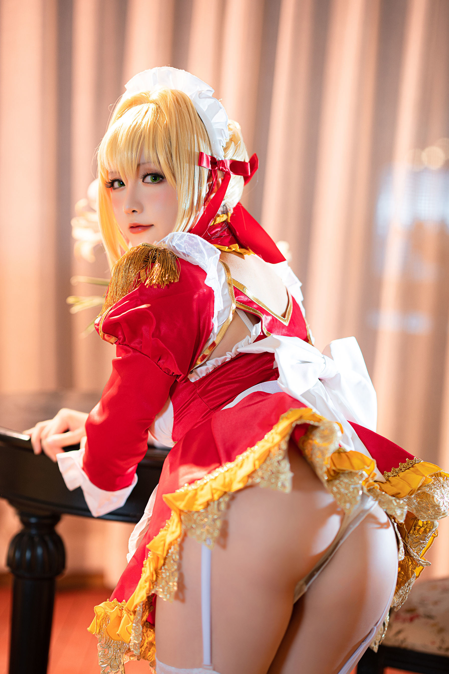 COS Phúc lợi] Coser Chị Sao Chi Chi - Goshujin-sama 《Nero Nữ Phục》