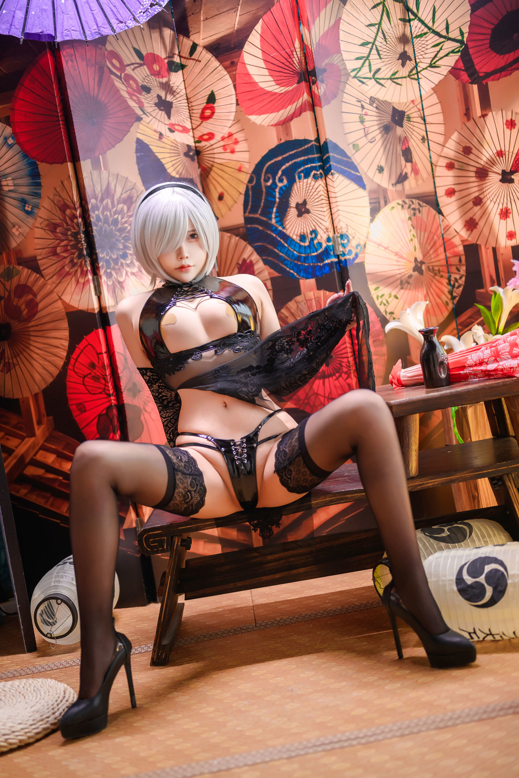 คอสเบเนฟิต] สาวสองมิติกอดโมจิเอเอ - 2B มี่เหยียน กี่เป่า