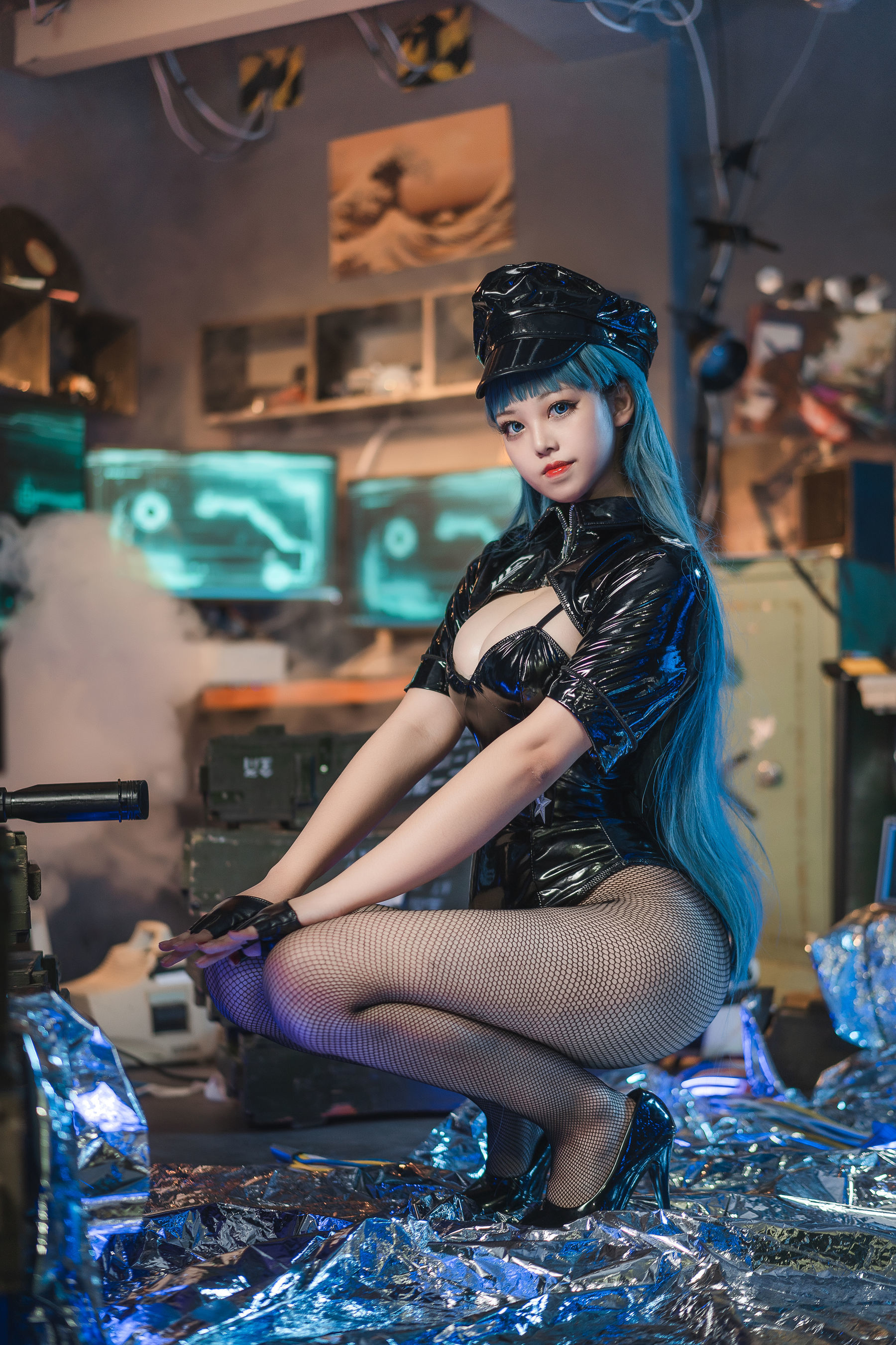 COS福利] 萌系小姐姐蜜汁貓裘 - 女警2