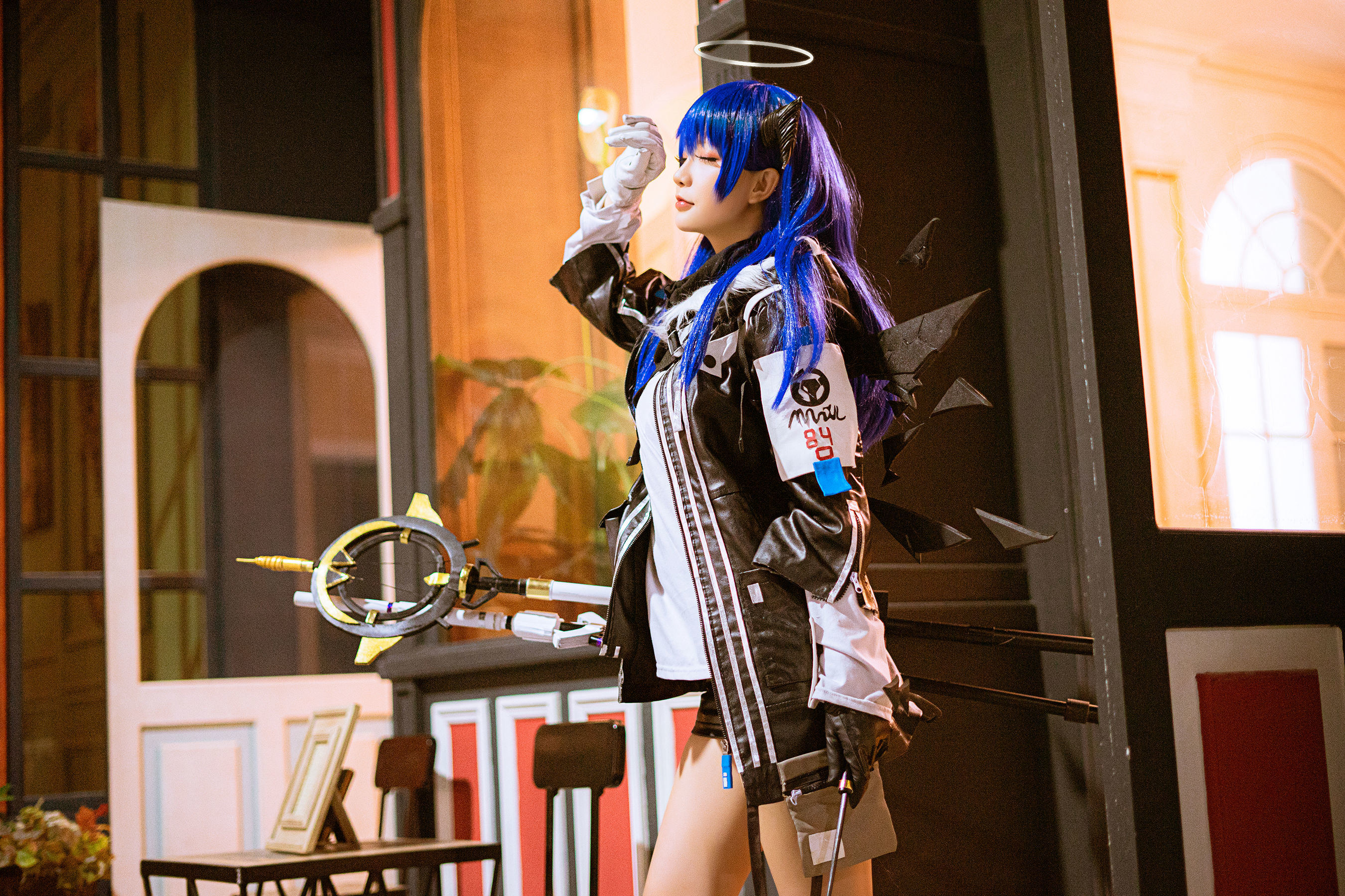 COS Phúc Lợi] Coser tiểu thư Xing Zhi Chi Chi - Arknights 《Mostima》