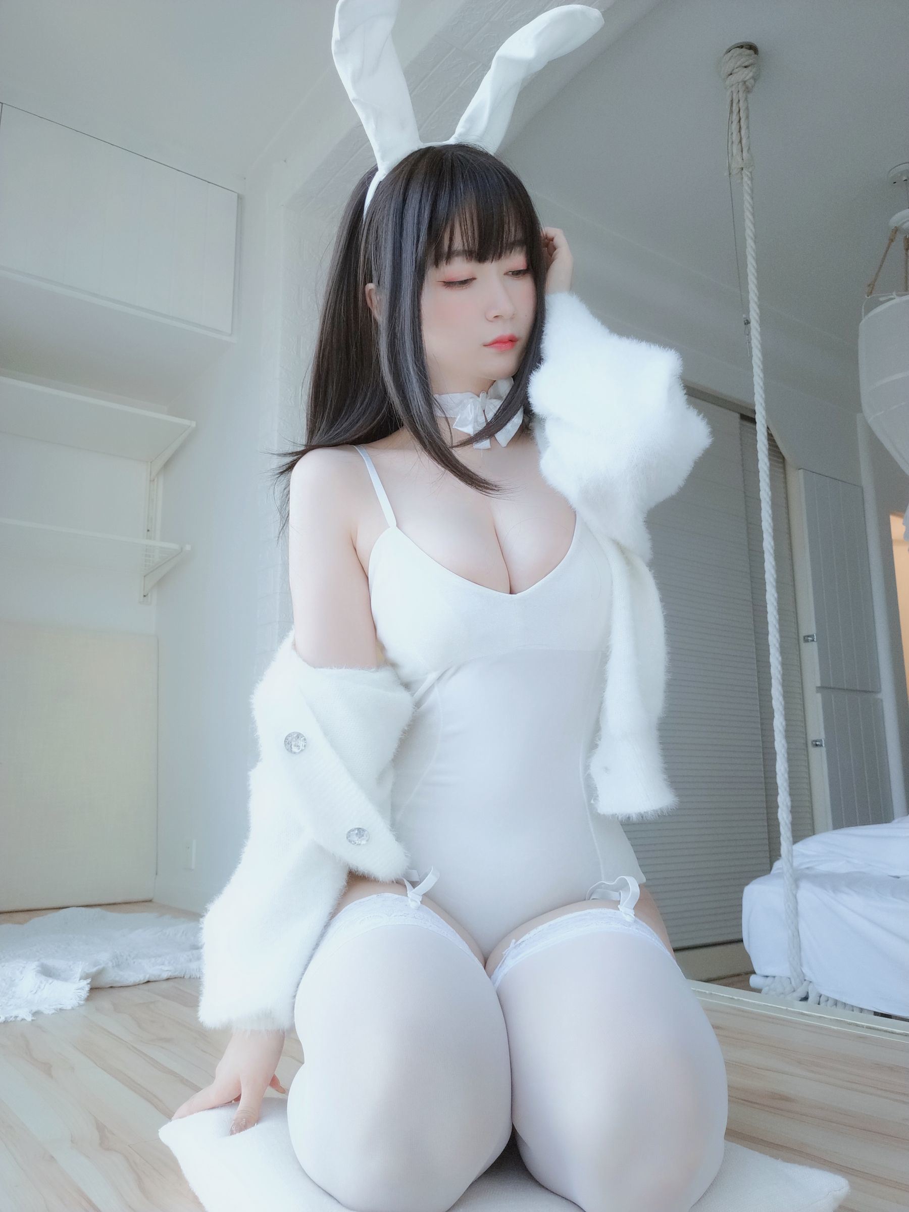 COS Phúc lợi] Coser Chị Bạc - Bạch Tơ Thỏ