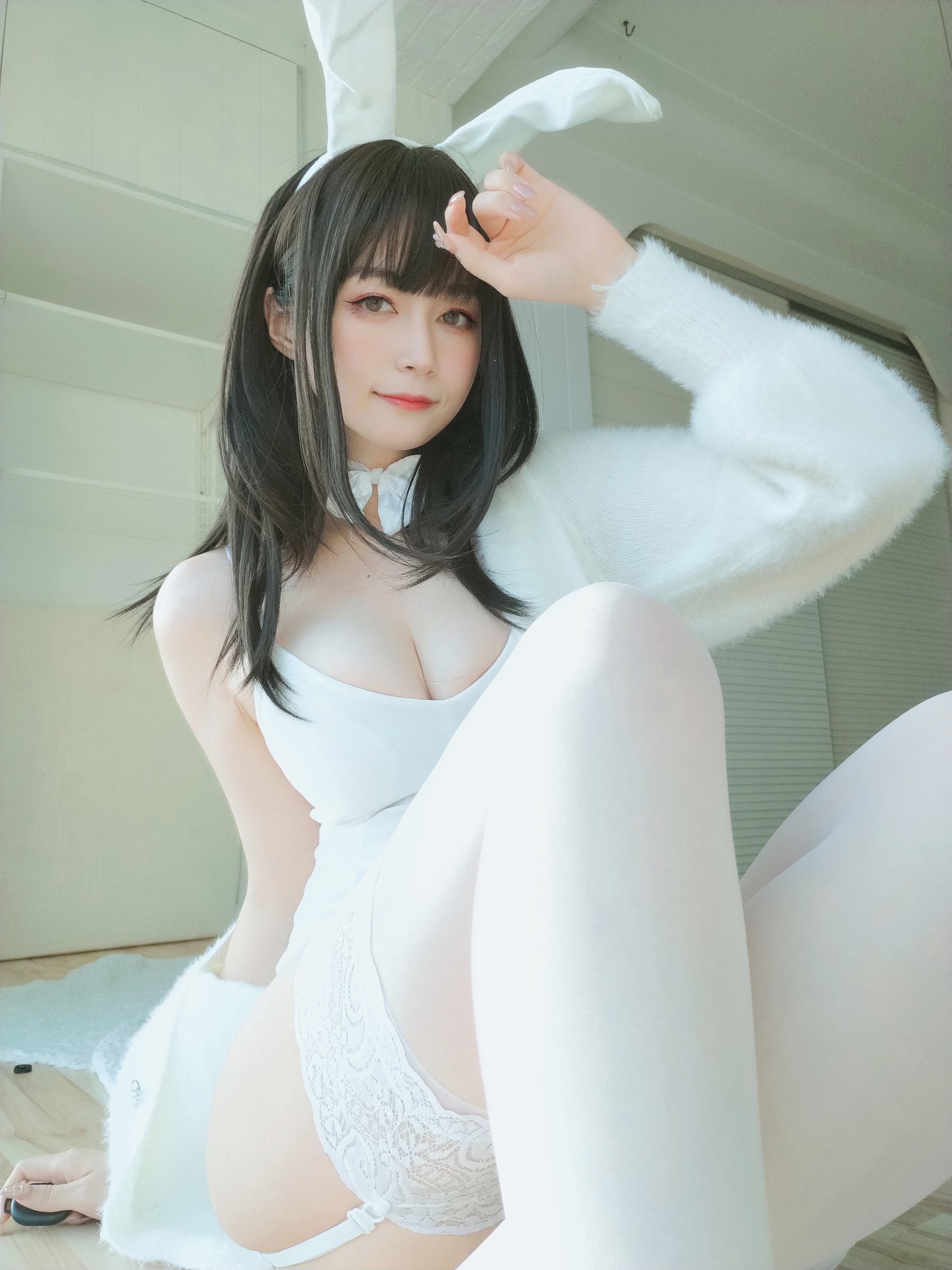 COS สวัสดิการ] Coserน้องสาวเงิน - กระต่ายผ้าขาว