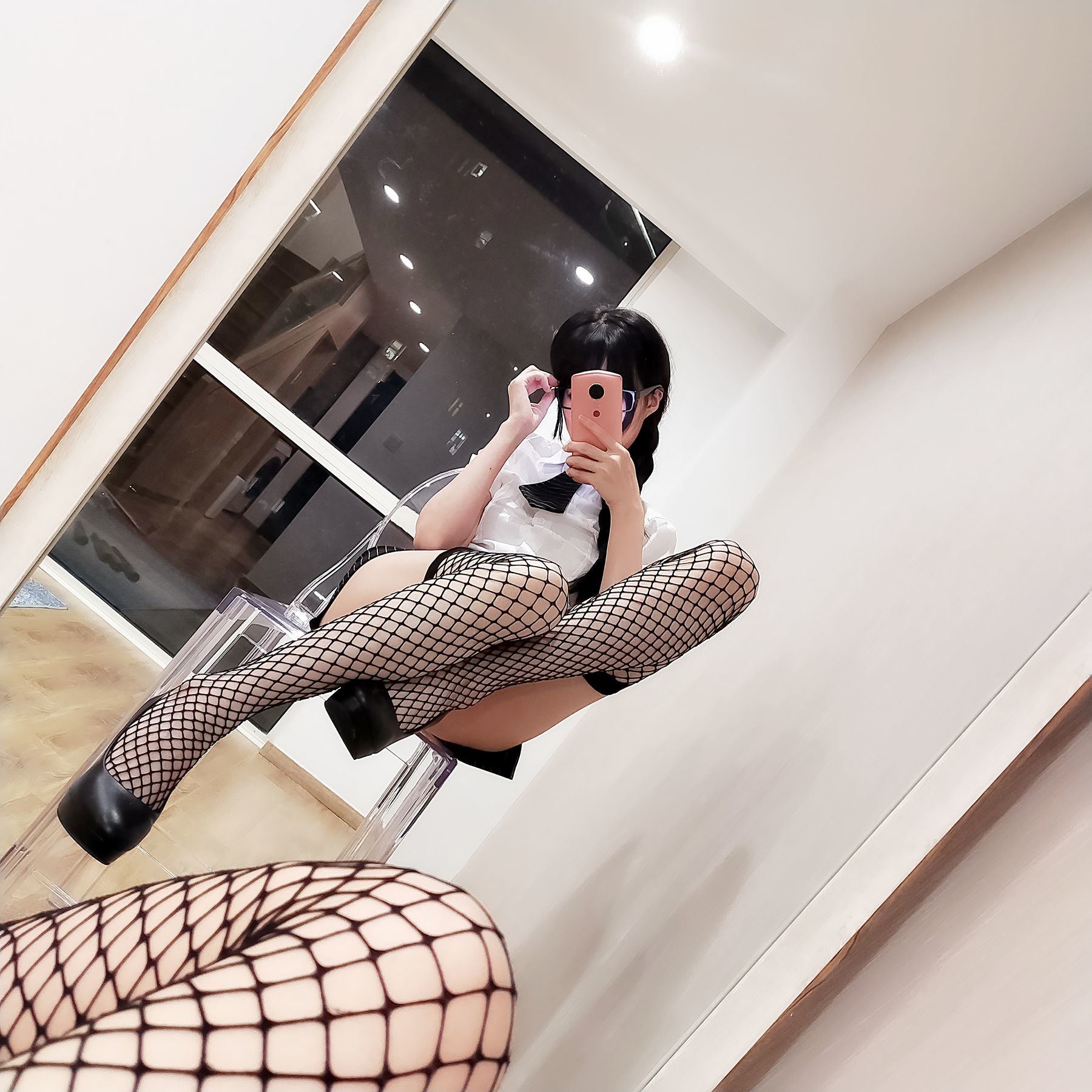 COS Phúc Lợi] NAGISA Yêu Quái Mèo [fantia] - Vớ Lưới Đen OL~~~