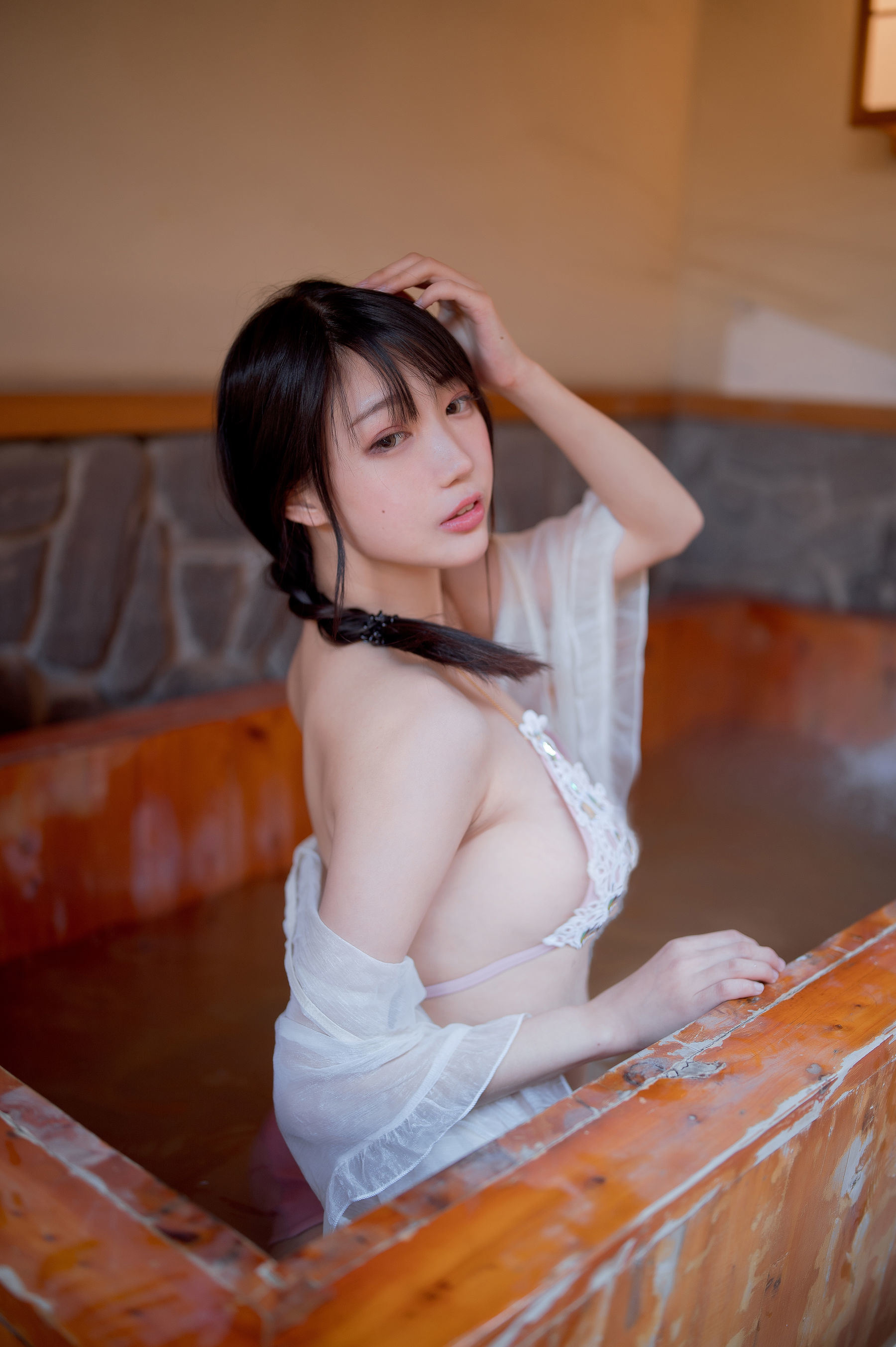 COS福利] 周叽是可愛兔兔 - 溫泉女友