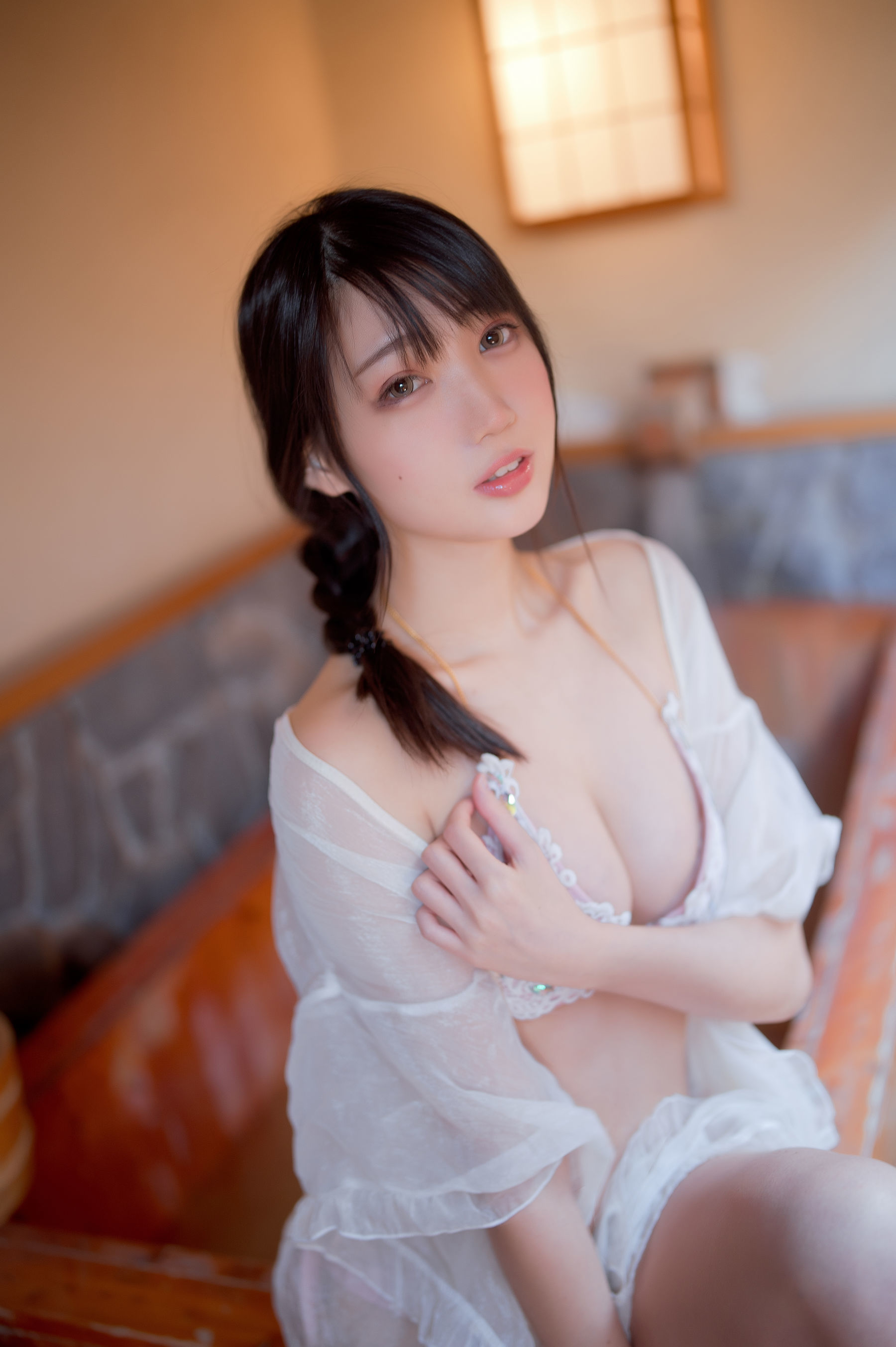 COS福利] 周叽是可愛兔兔 - 溫泉女友