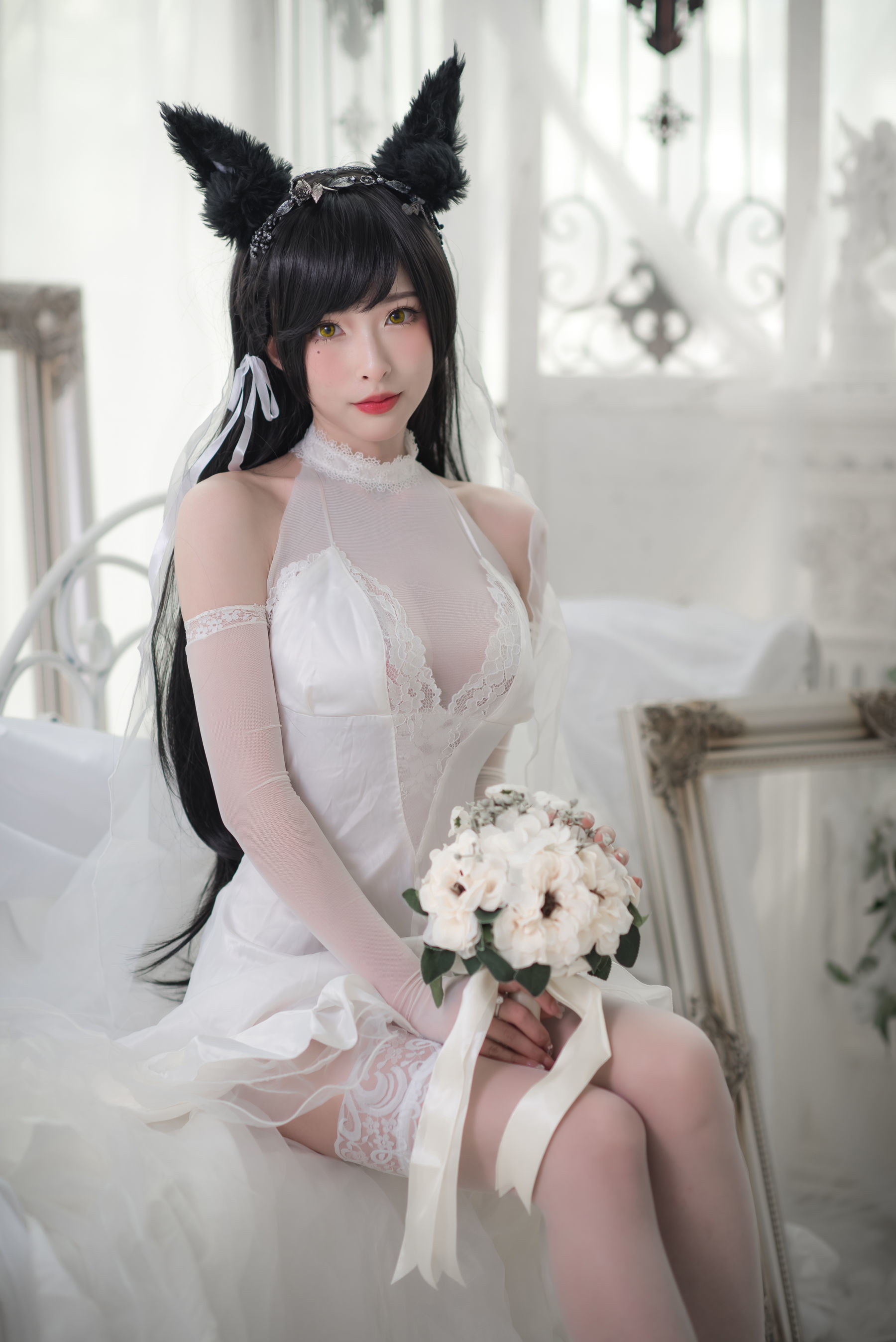 COS Phúc Lợi] Người Đẹp Shimizu Yuno - Atago Áo Cưới