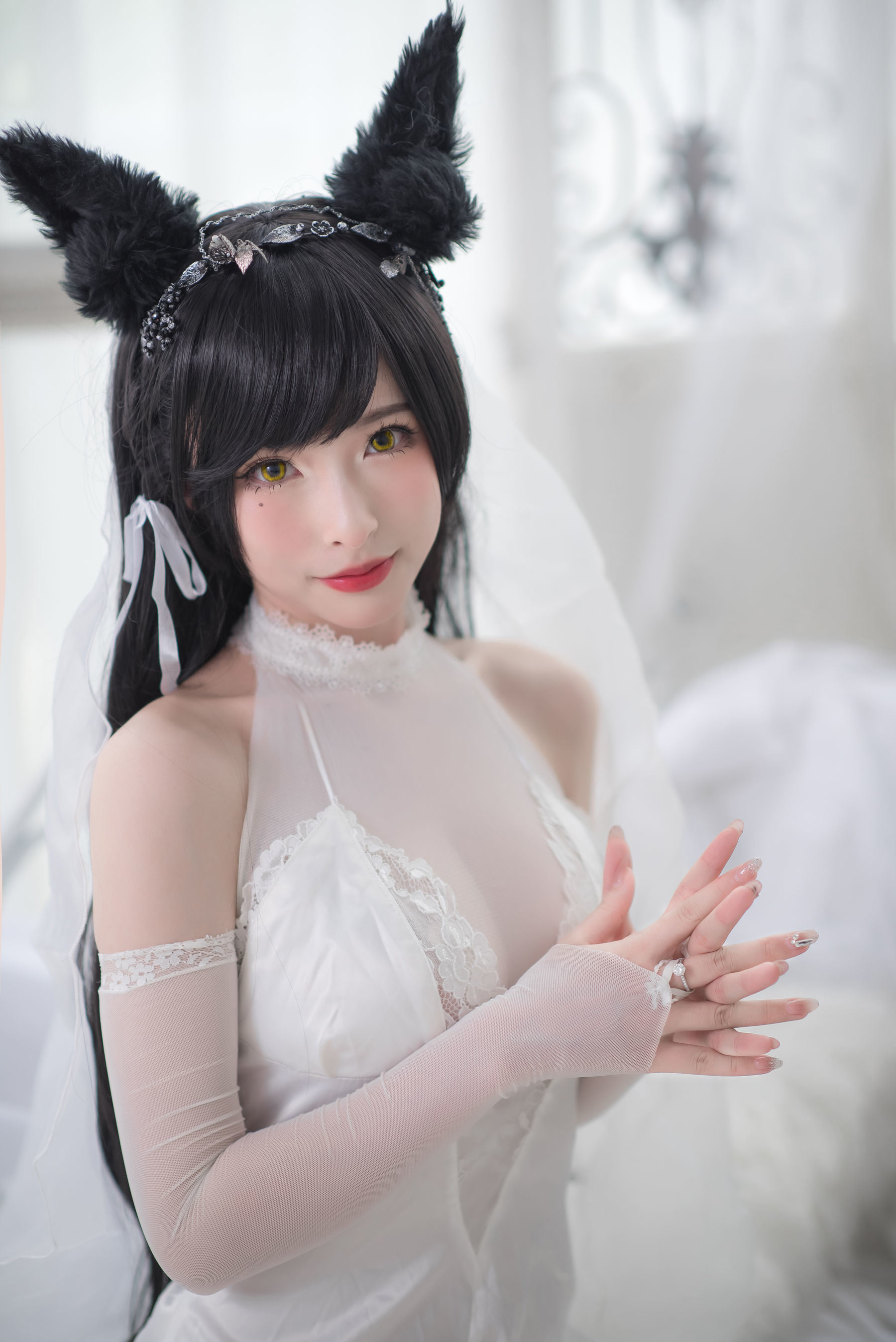 COS Phúc Lợi] Người Đẹp Shimizu Yuno - Atago Áo Cưới