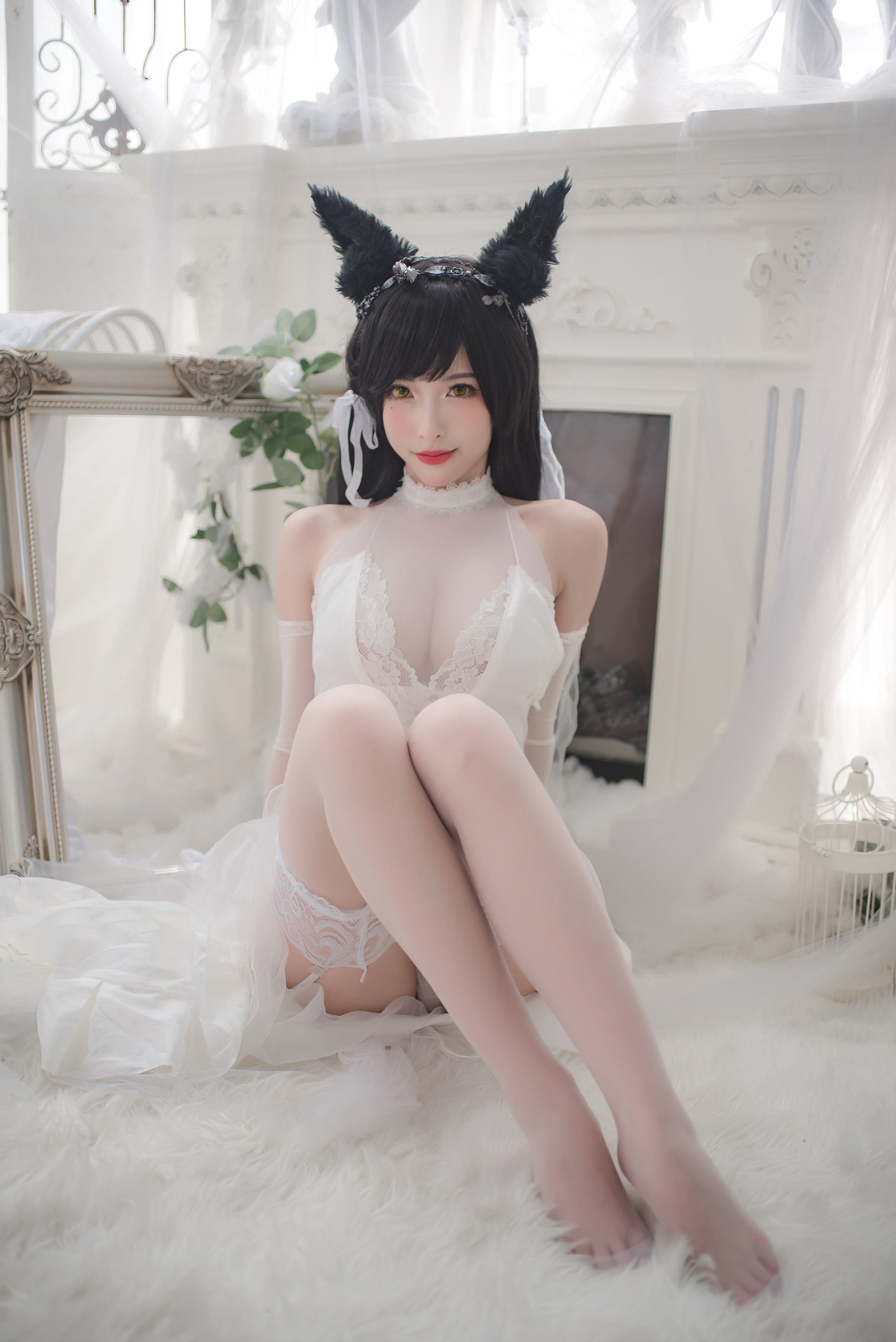 COS Phúc Lợi] Người Đẹp Shimizu Yuno - Atago Áo Cưới