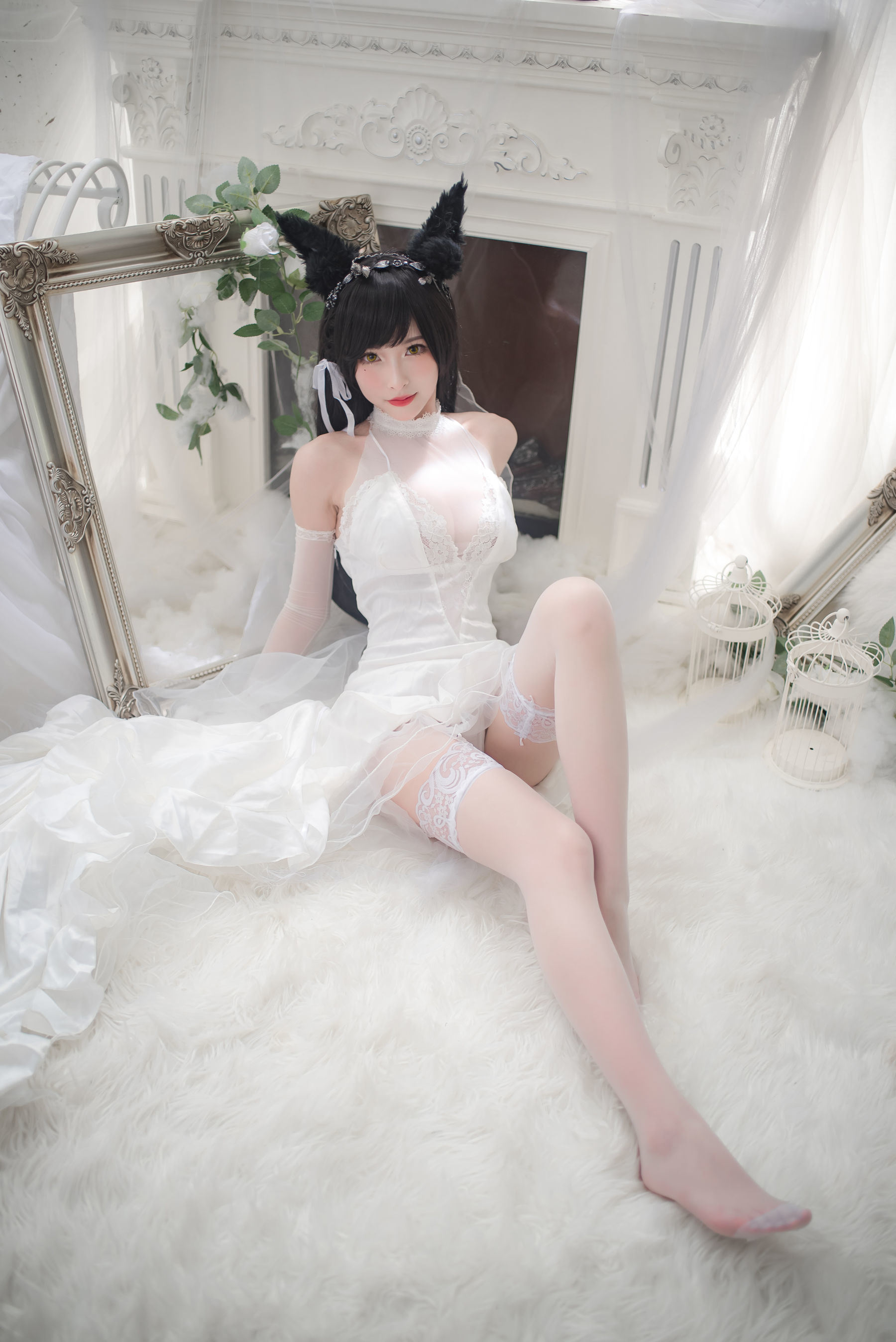 COS Phúc Lợi] Người Đẹp Shimizu Yuno - Atago Áo Cưới