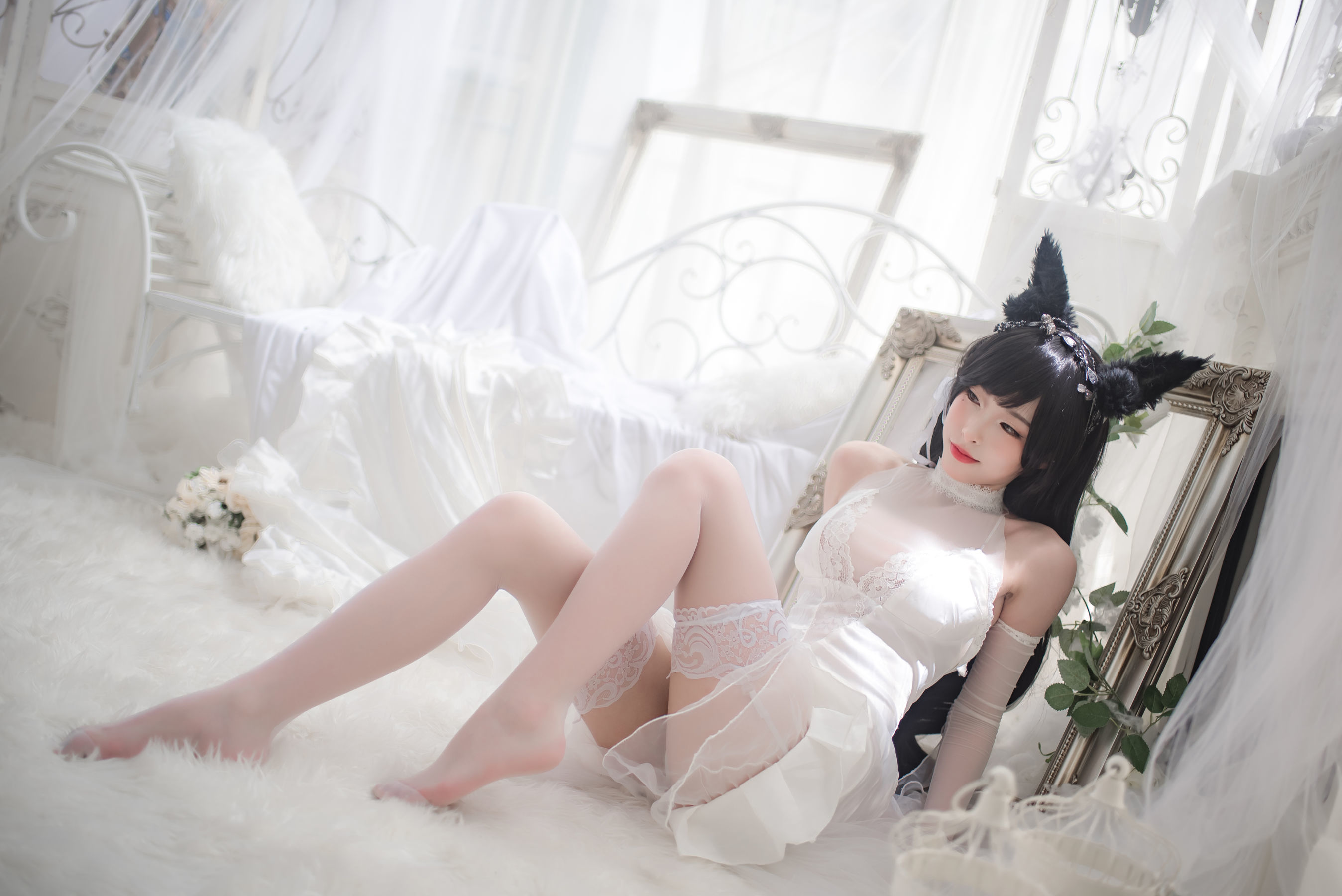 COS Phúc Lợi] Người Đẹp Shimizu Yuno - Atago Áo Cưới