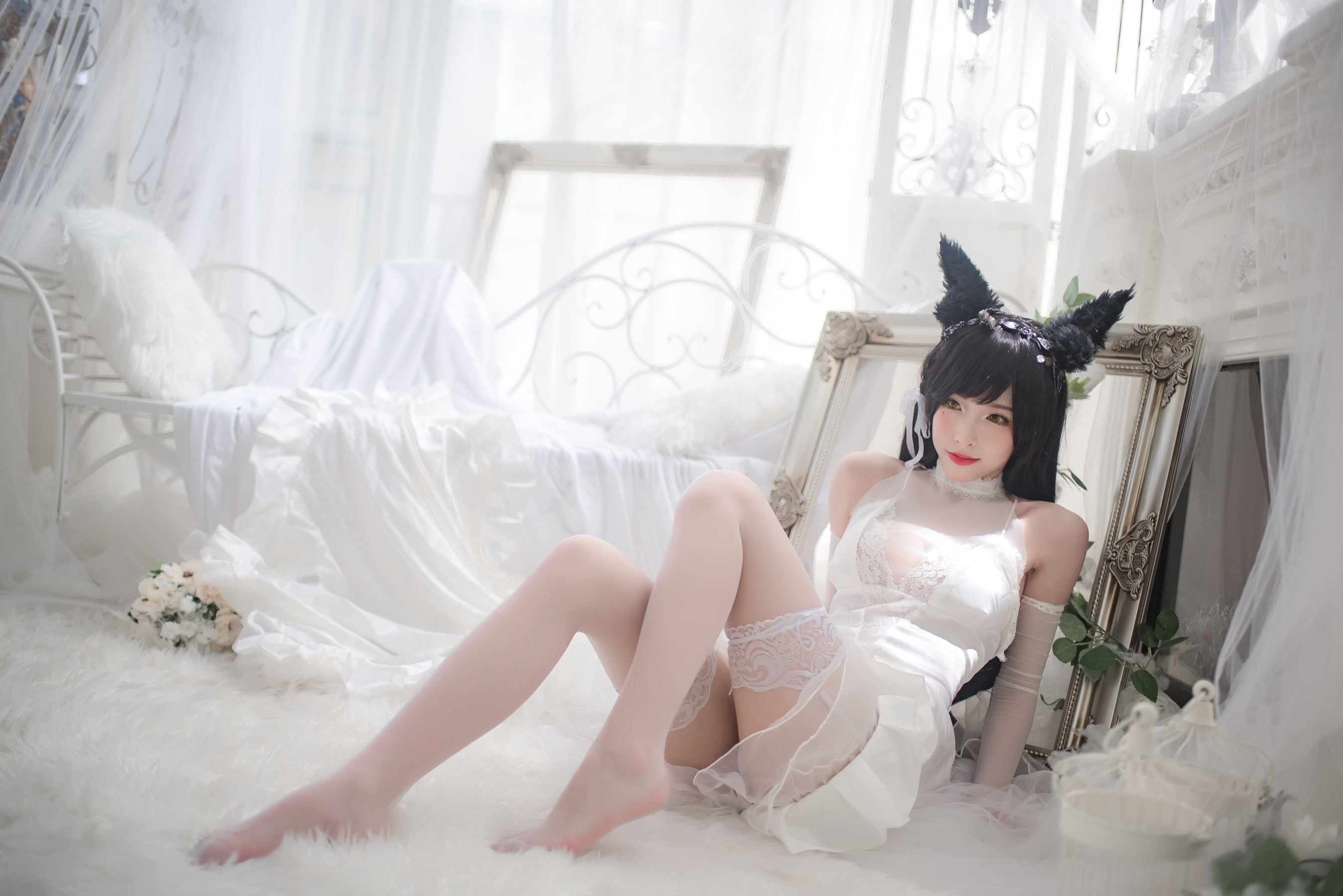 COS Phúc Lợi] Người Đẹp Shimizu Yuno - Atago Áo Cưới