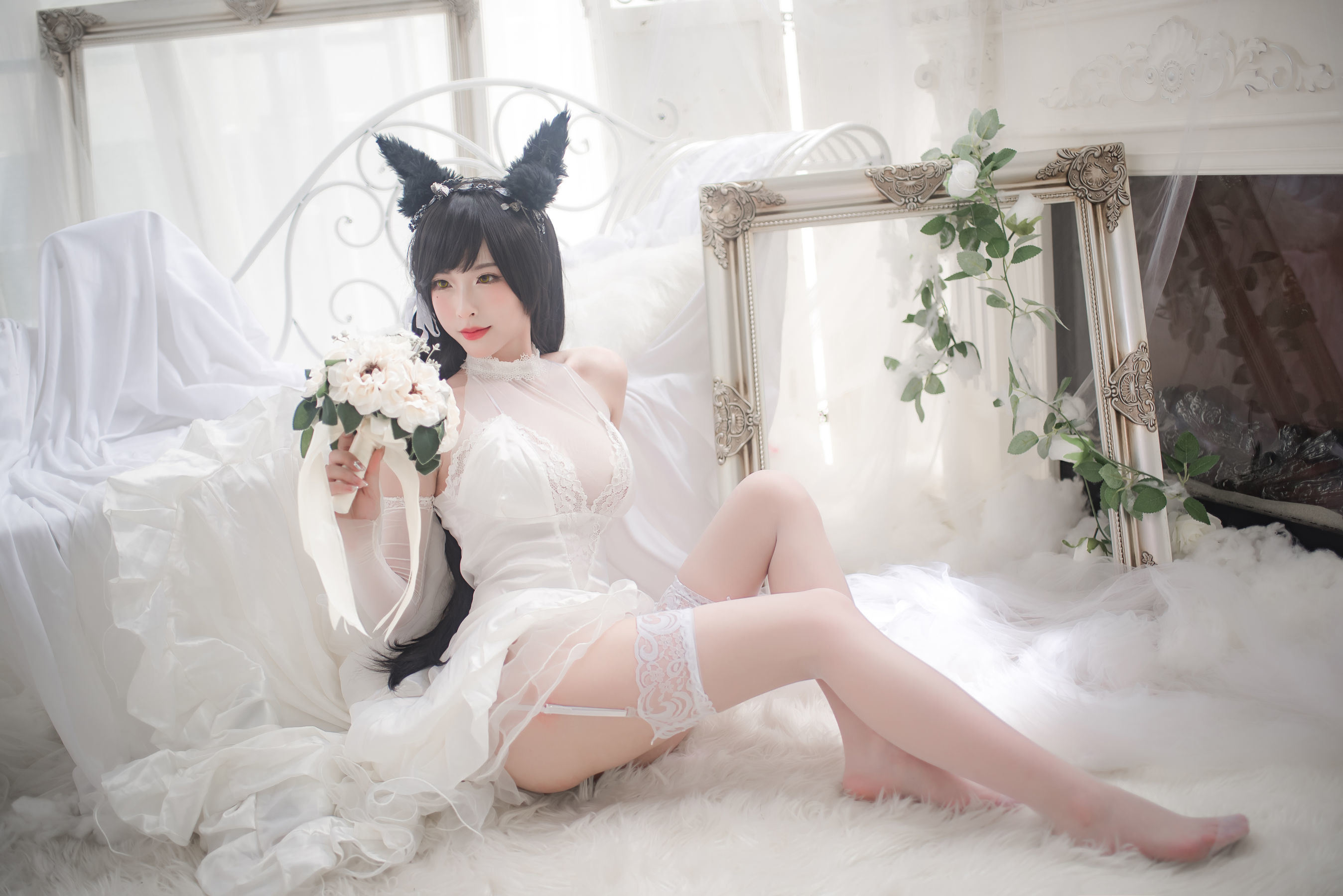 COS Phúc Lợi] Người Đẹp Shimizu Yuno - Atago Áo Cưới