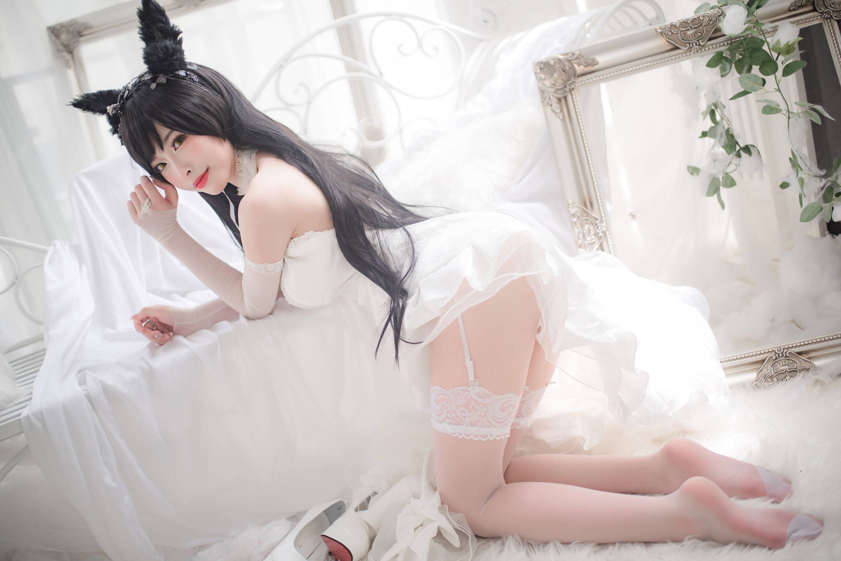 COS 福利] 絶世の美女 清水由乃 - 愛宕 ウェディングドレス
