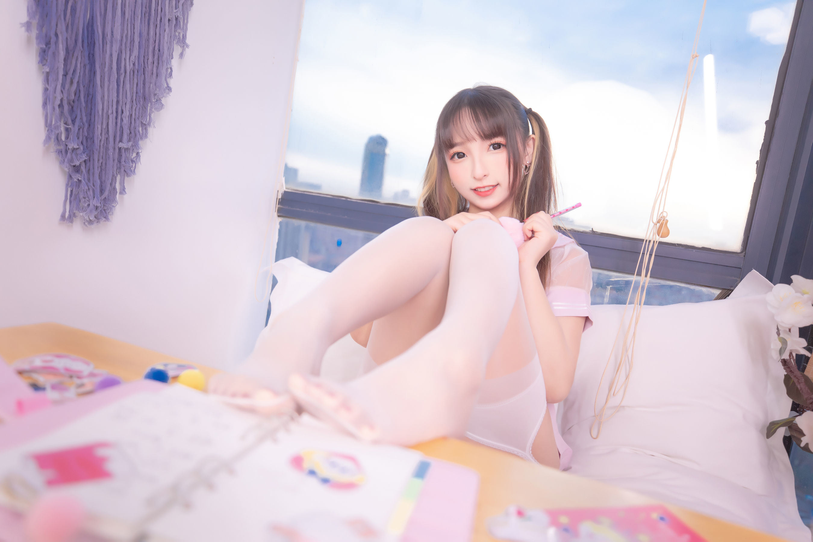COS Phúc Lợi]  belle ta Kagura Ban Mat Dong của Đặc biệt na việc: Dây thừng Đặc tập
