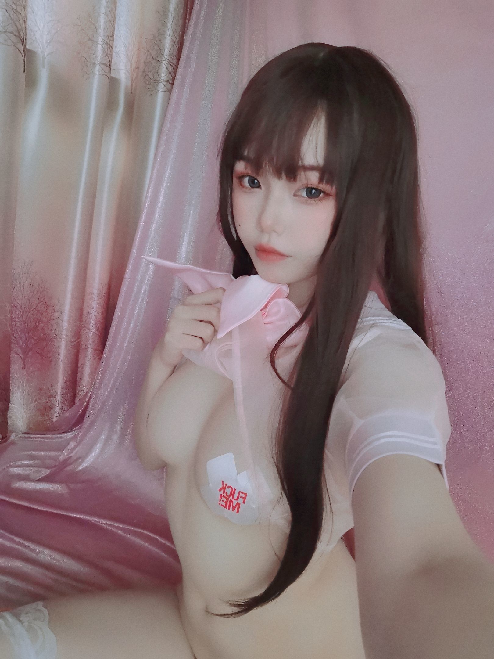 Cosplay Welfare] July Meowzi - Pink Tender Sailor Suit