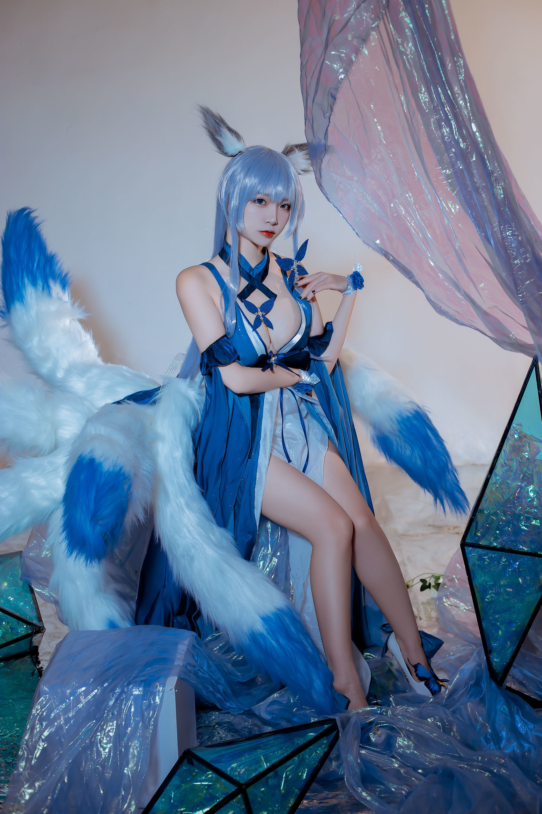 Cosplay Welfare] Popular Cosplayer Er Zuo Nisa - Azur Lane Shinano Formal Dress
