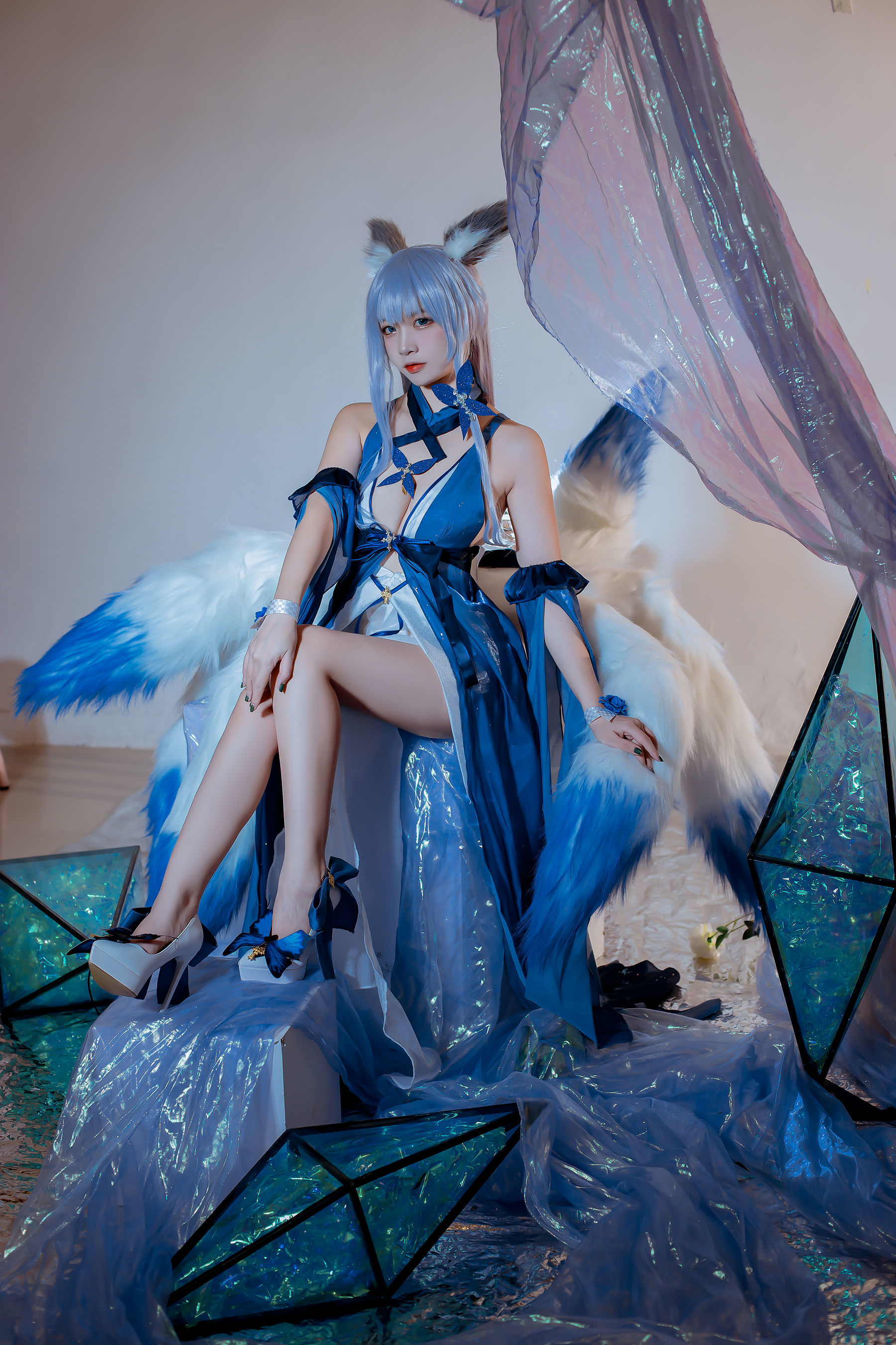 Cosplay Welfare] Popular Cosplayer Er Zuo Nisa - Azur Lane Shinano Formal Dress