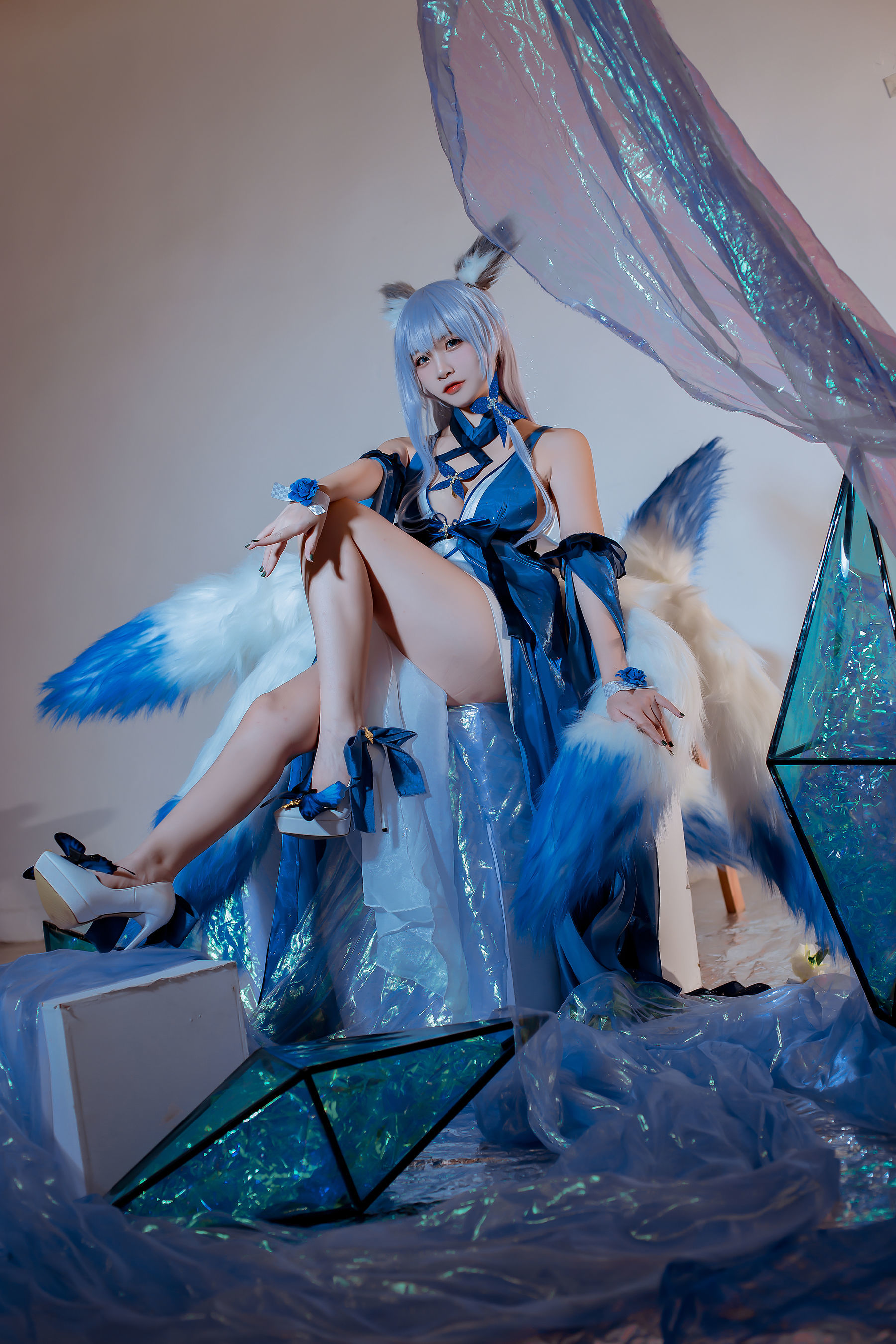 Cosplay Welfare] Popular Cosplayer Er Zuo Nisa - Azur Lane Shinano Formal Dress