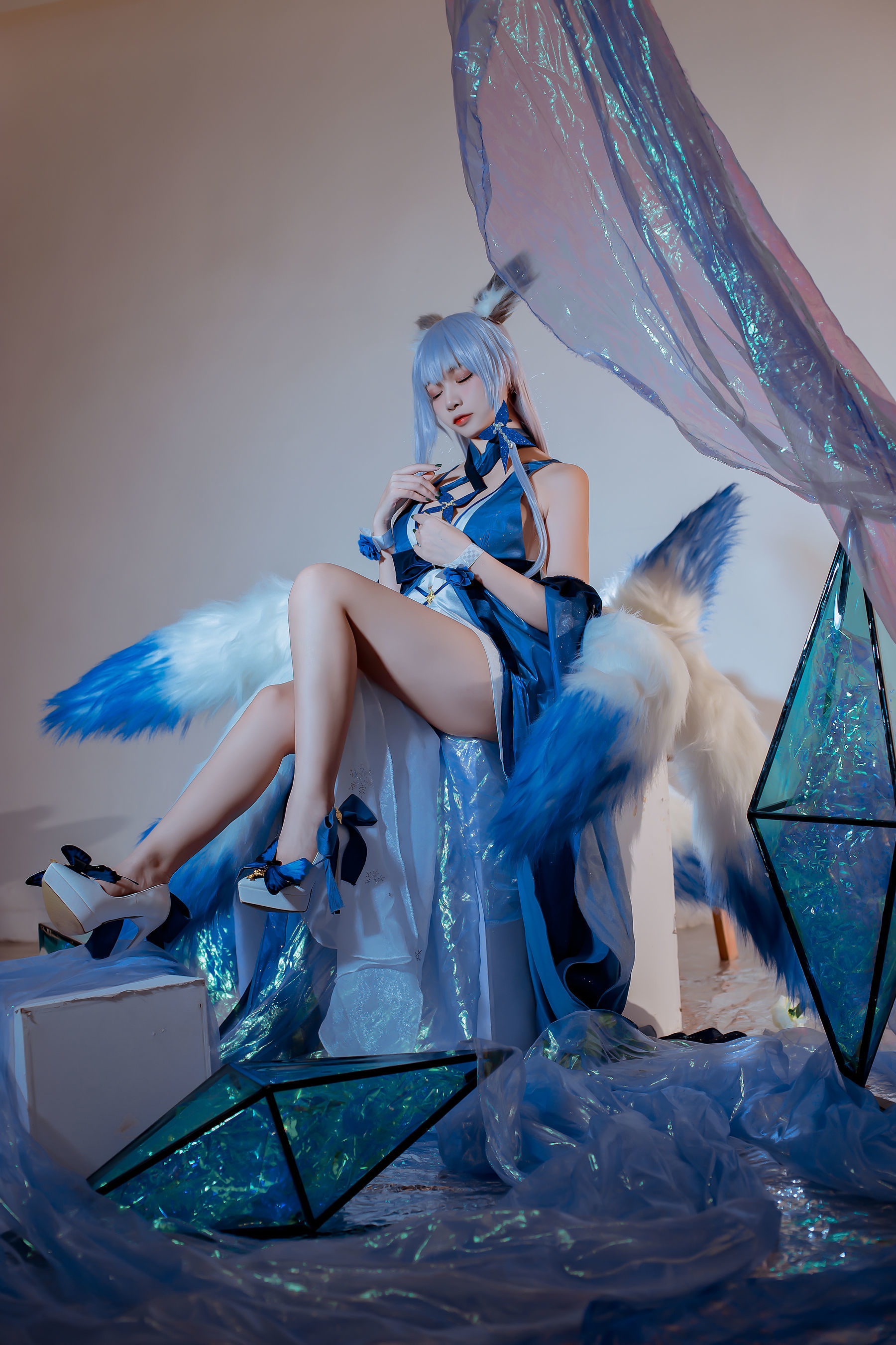 Cosplay Welfare] Popular Cosplayer Er Zuo Nisa - Azur Lane Shinano Formal Dress