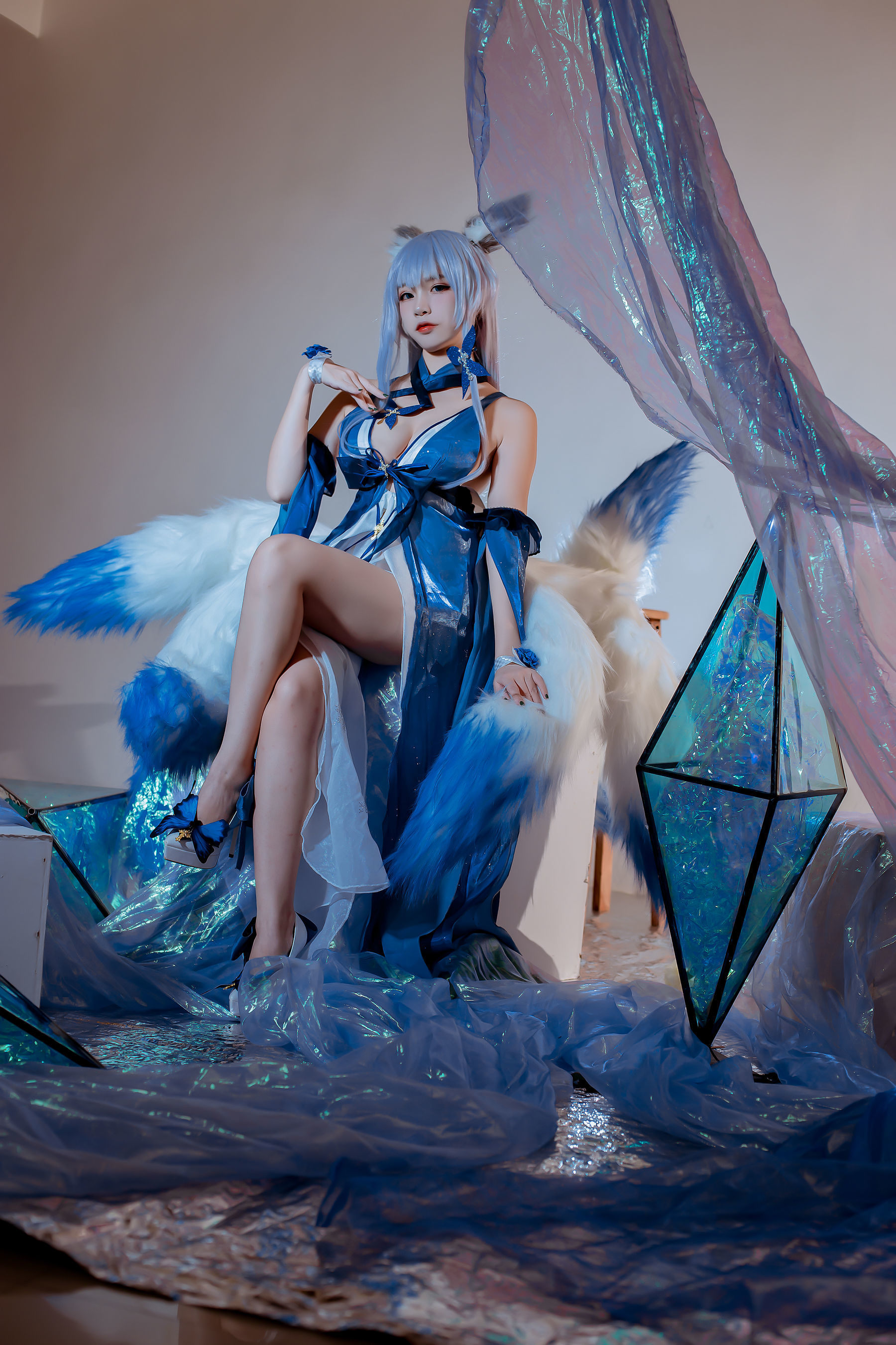 Cosplay Welfare] Popular Cosplayer Er Zuo Nisa - Azur Lane Shinano Formal Dress