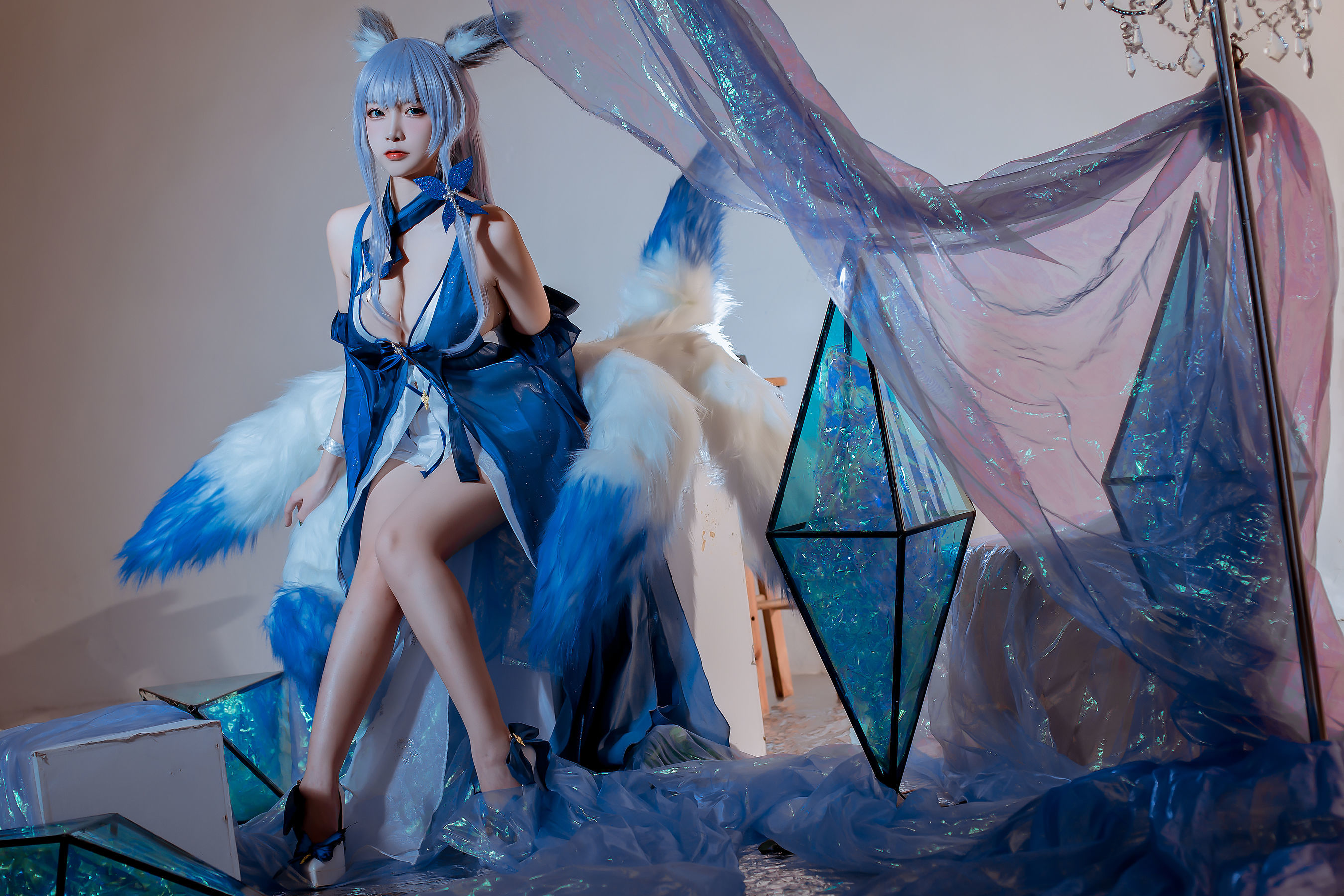 Cosplay Welfare] Popular Cosplayer Er Zuo Nisa - Azur Lane Shinano Formal Dress