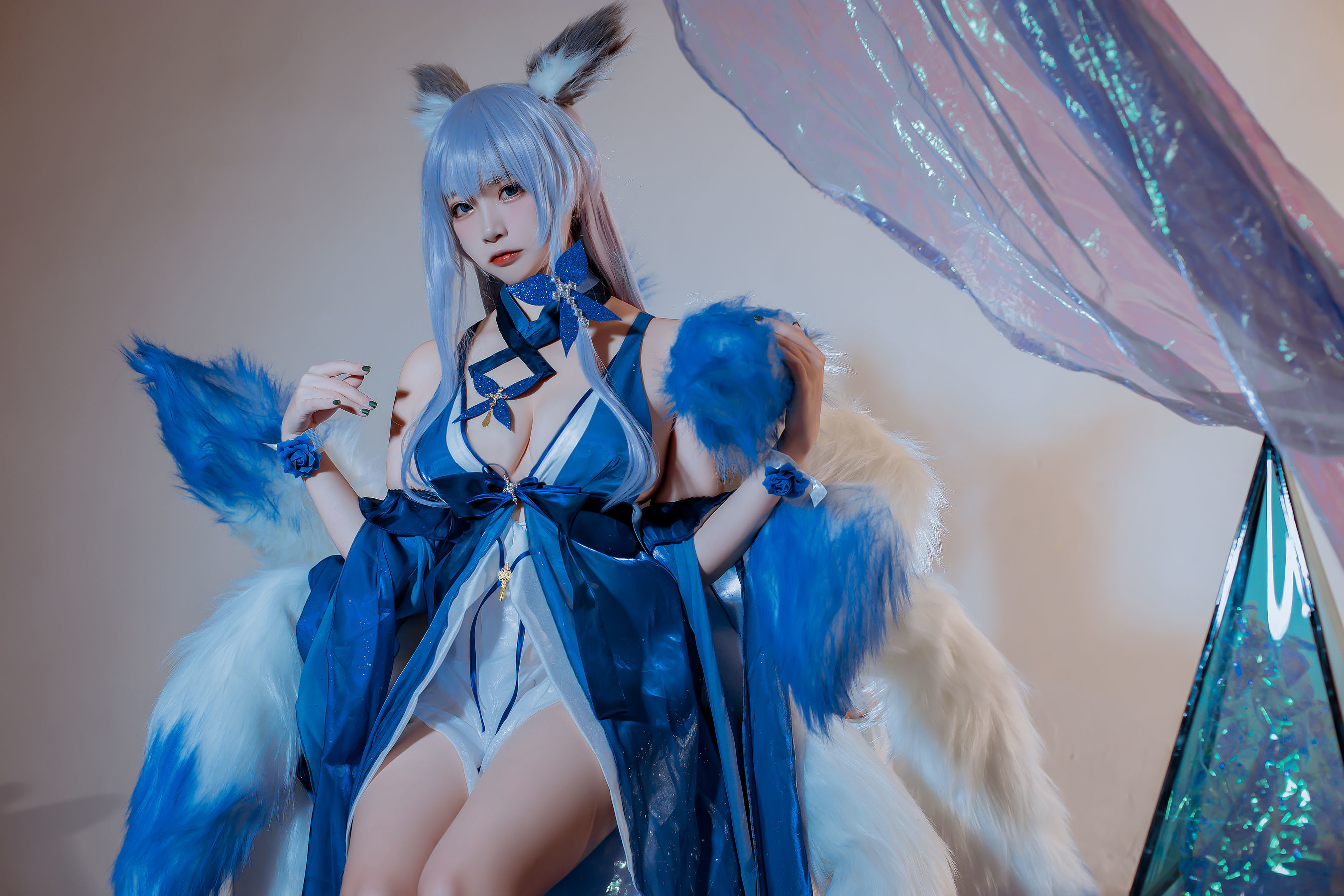 Cosplay Welfare] Popular Cosplayer Er Zuo Nisa - Azur Lane Shinano Formal Dress