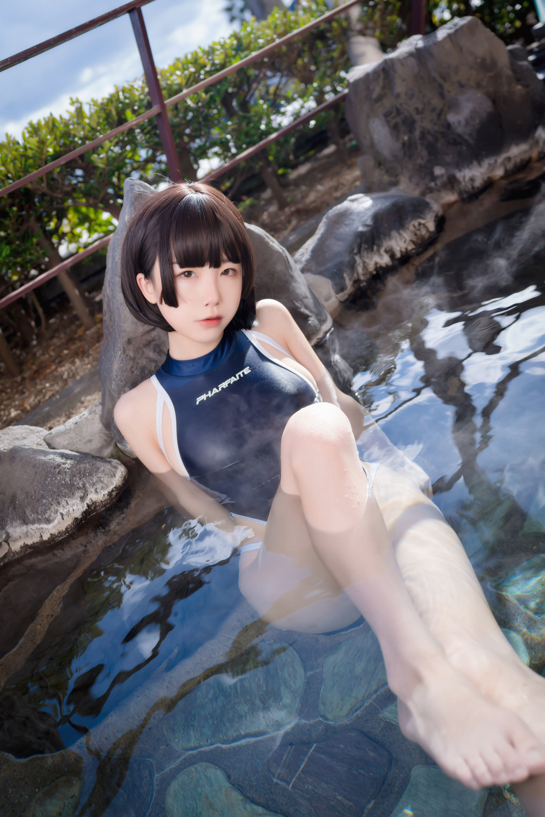 COS Welfare] Anime Blogger Shuimiao Aqua - Competitive Swimsuit
