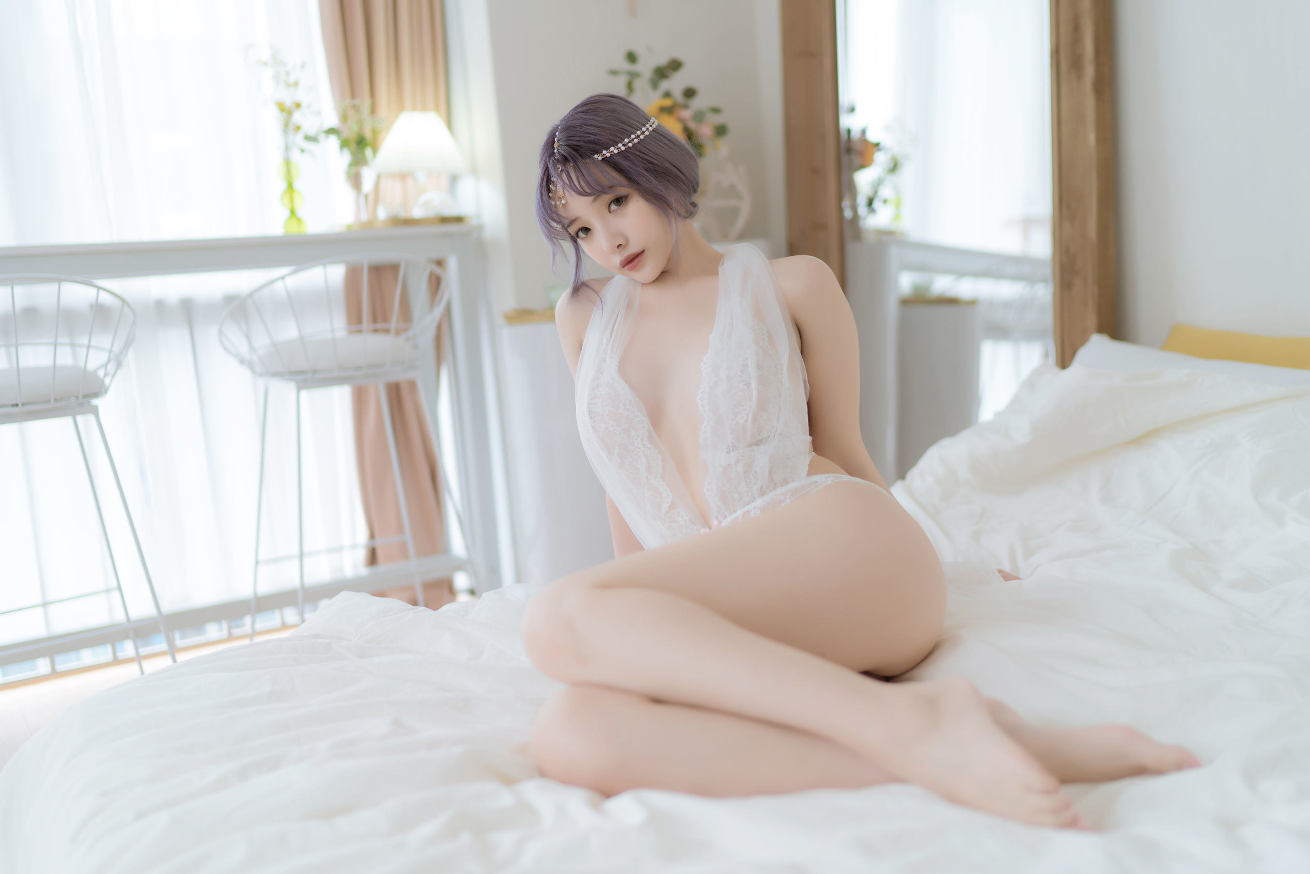 Cosplay Welfare] Anime Blogger Wen Mei - White Greece