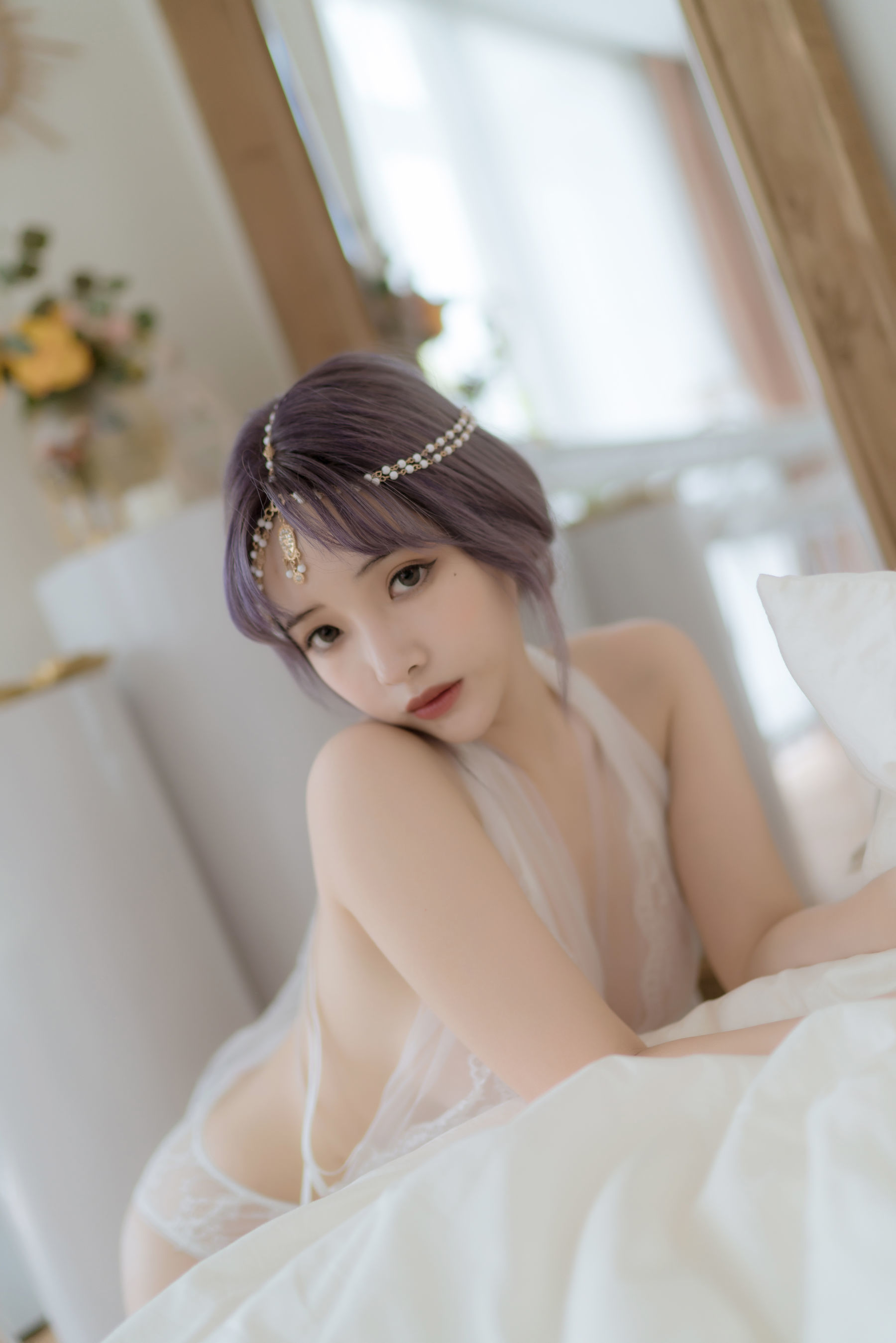 Cosplay Welfare] Anime Blogger Wen Mei - White Greece