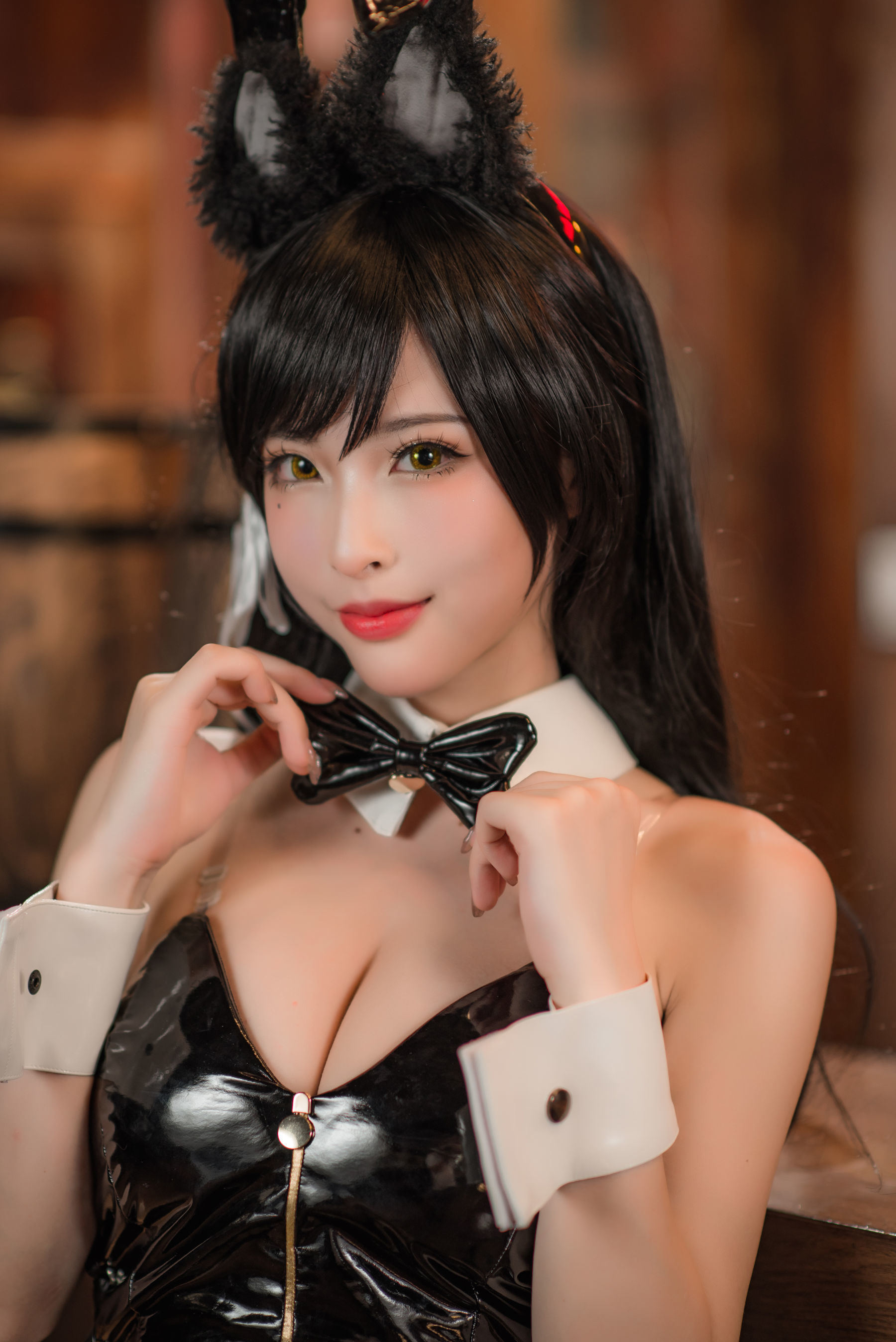 コスプレ特典] 美女 清水由乃 - 愛宕 バニーガール