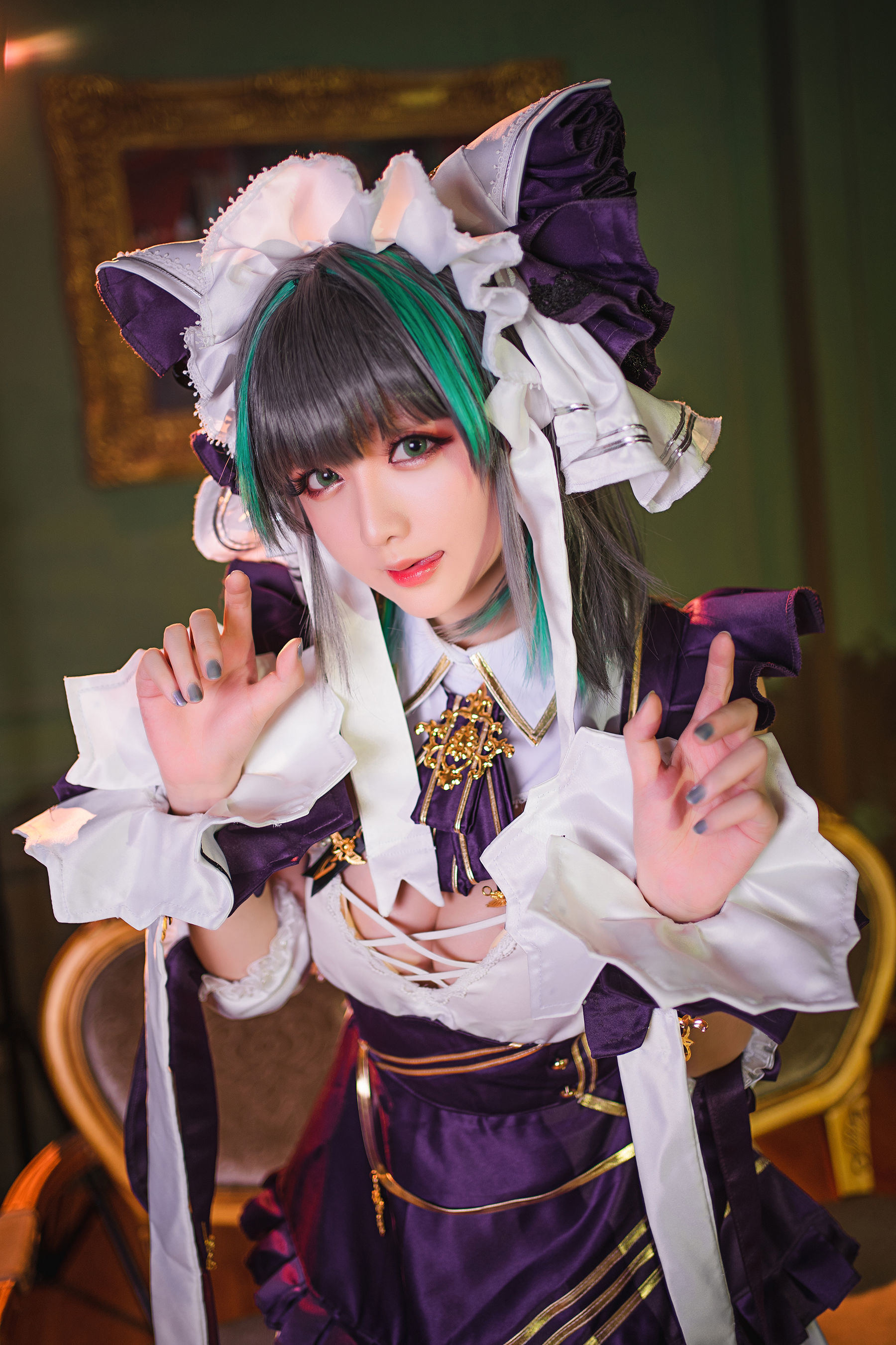 Cosplay Welfare] Coser Miss Xing Zhi Chi Chi - Cheshire Azur Lane
