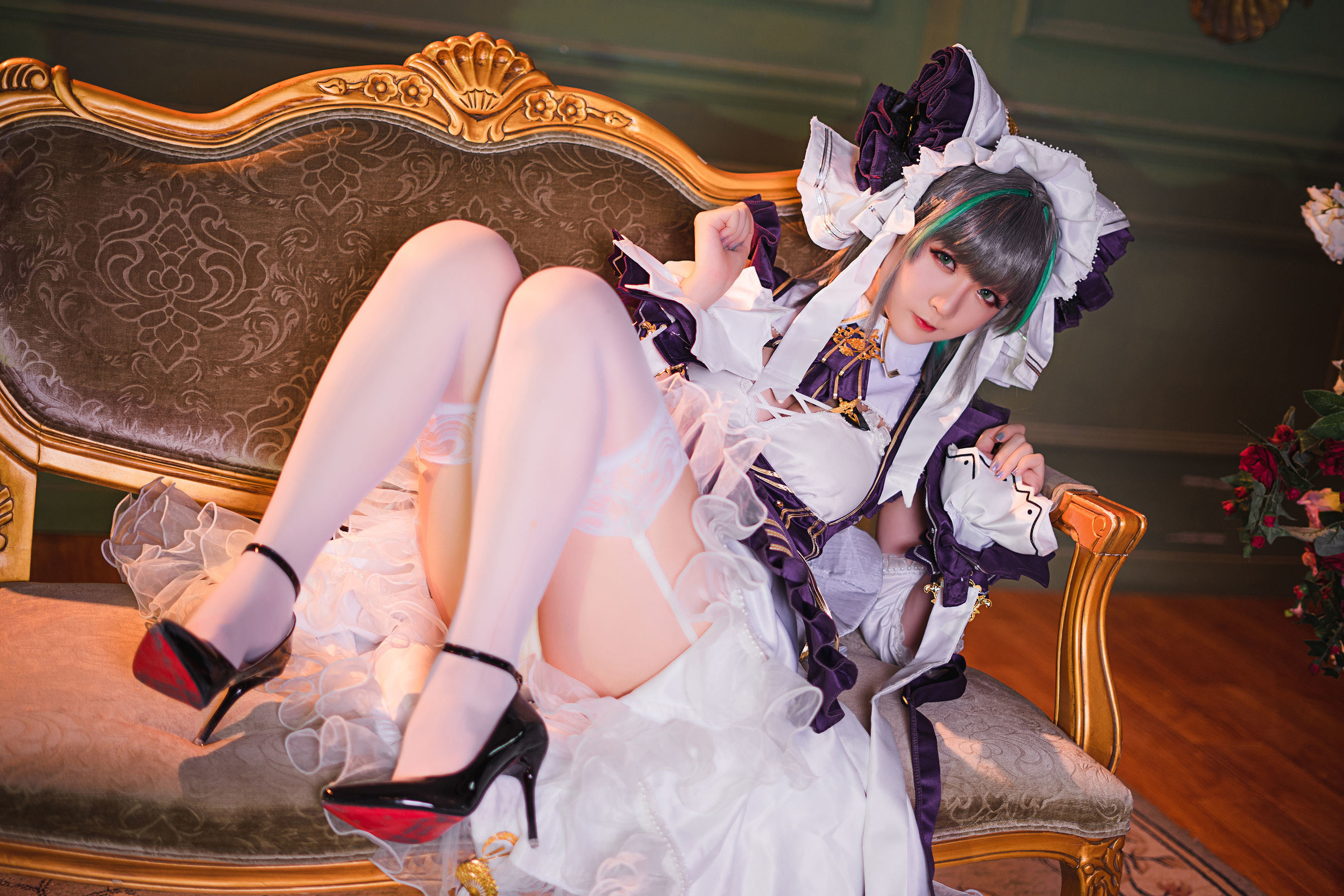 Cosplay Welfare] Coser Miss Xing Zhi Chi Chi - Cheshire Azur Lane