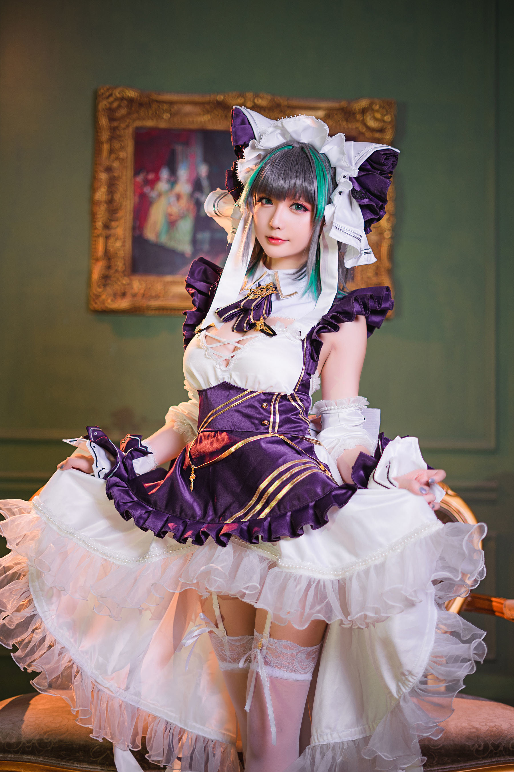 Cosplay Welfare] Coser Miss Xing Zhi Chi Chi - Cheshire Azur Lane