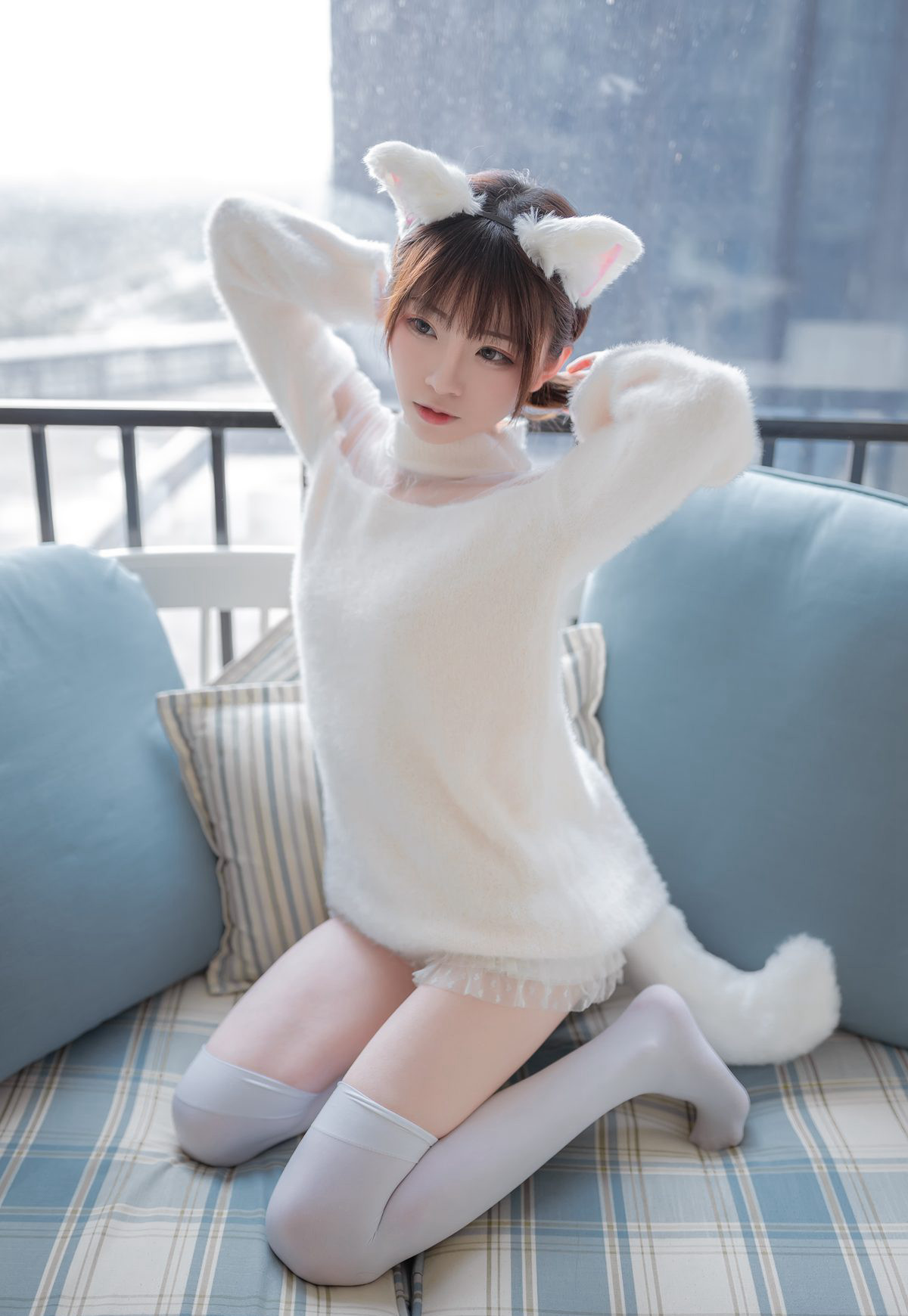 綺太郎白絲美腿大尺度美腿高清cosplay超污圖