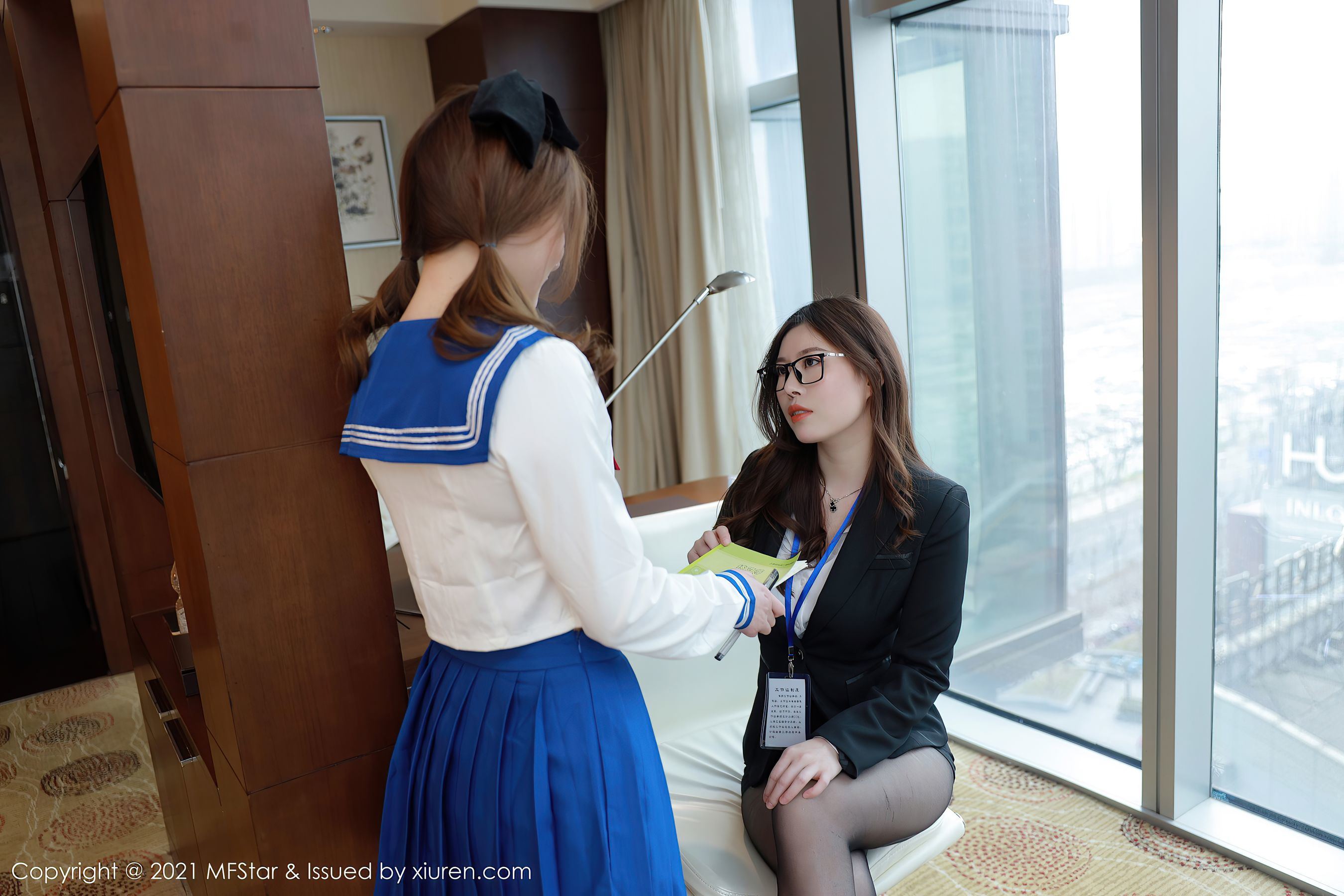 模范學院MFStar] Vol.451 白茹雪艾比&匿名 模特合集