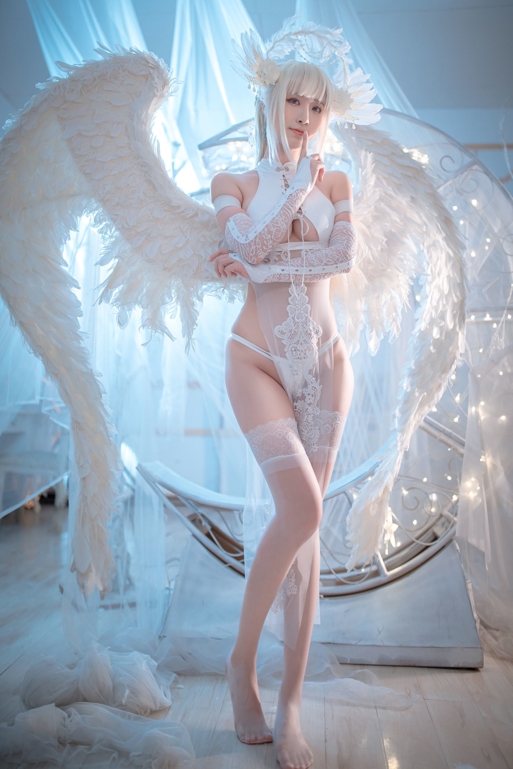 COS Welfare] Popular Cosplayer Kurokawa - Angel