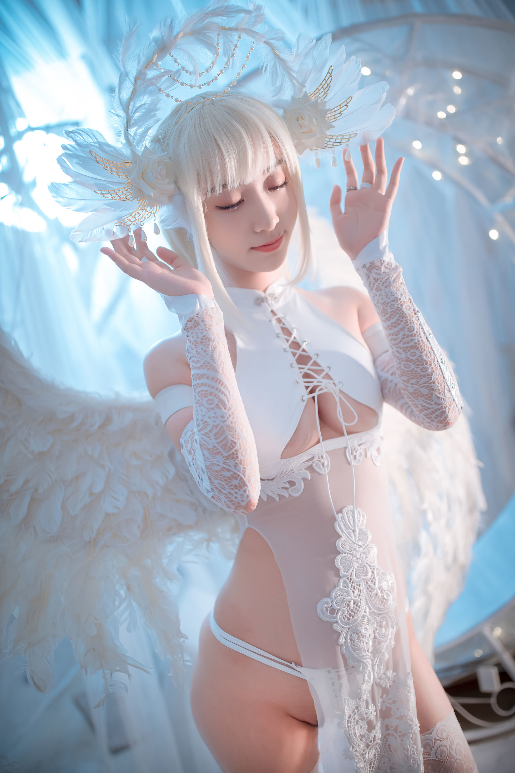 COS Welfare] Popular Cosplayer Kurokawa - Angel