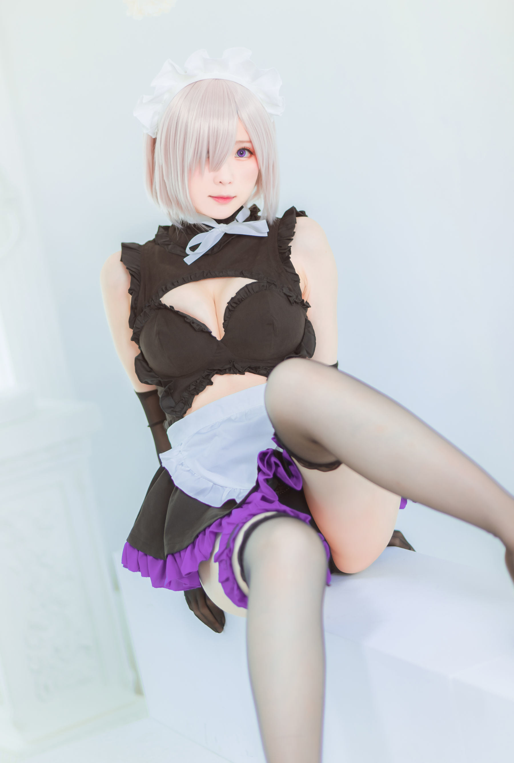 Cosplay Phúc Lợi] Cô gái Weibo Shuangyue shimo - Mashu Nữ Phục
